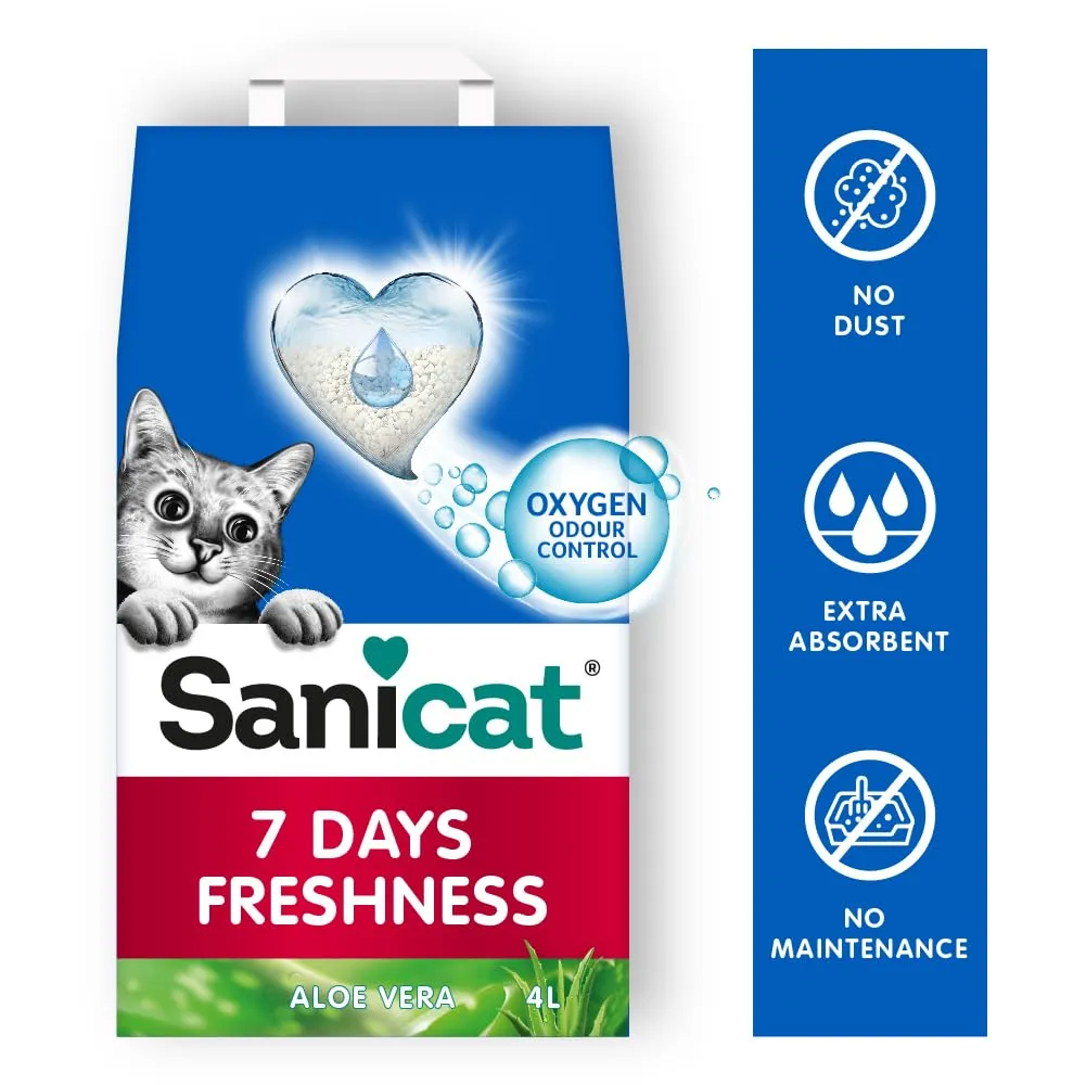Sanicat Lettiera per gatti Classic con Aloe Vera, 4 L - immagine 2
