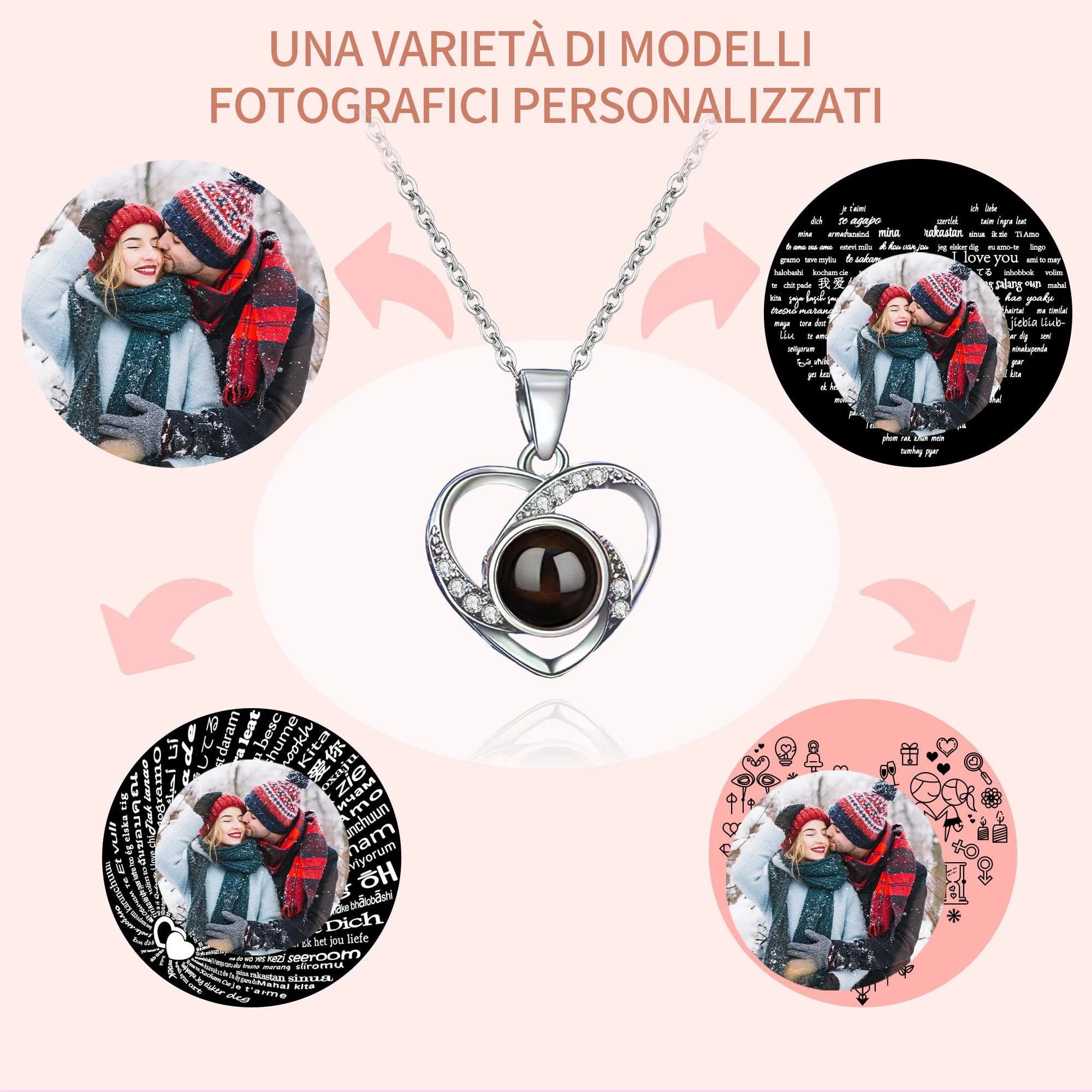 Easycosy Collana con Foto Personalizzata - immagine 5