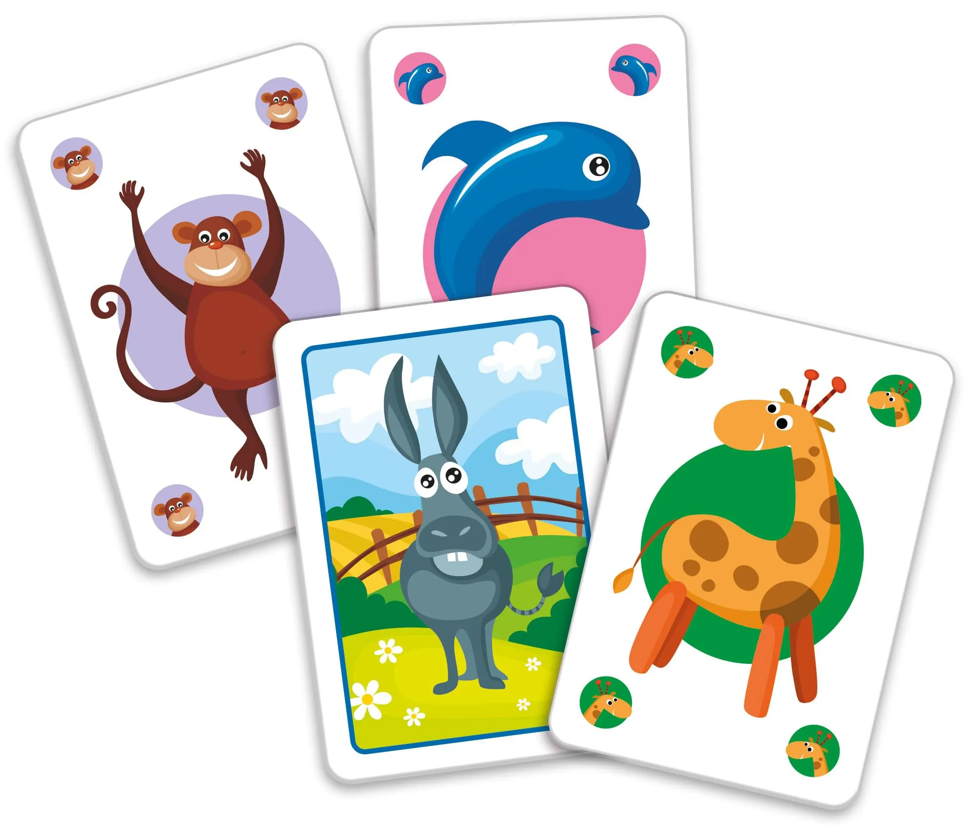 Liscianigiochi Ludoteca Le Carte Dei Bambini Asino Gioco Di Società, Multicolore, 85743 - immagine 3