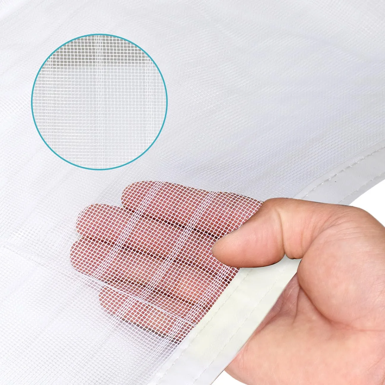 Apalus Zanzariera Magnetica per Porte, 100x220 cm, Bianco - immagine 8
