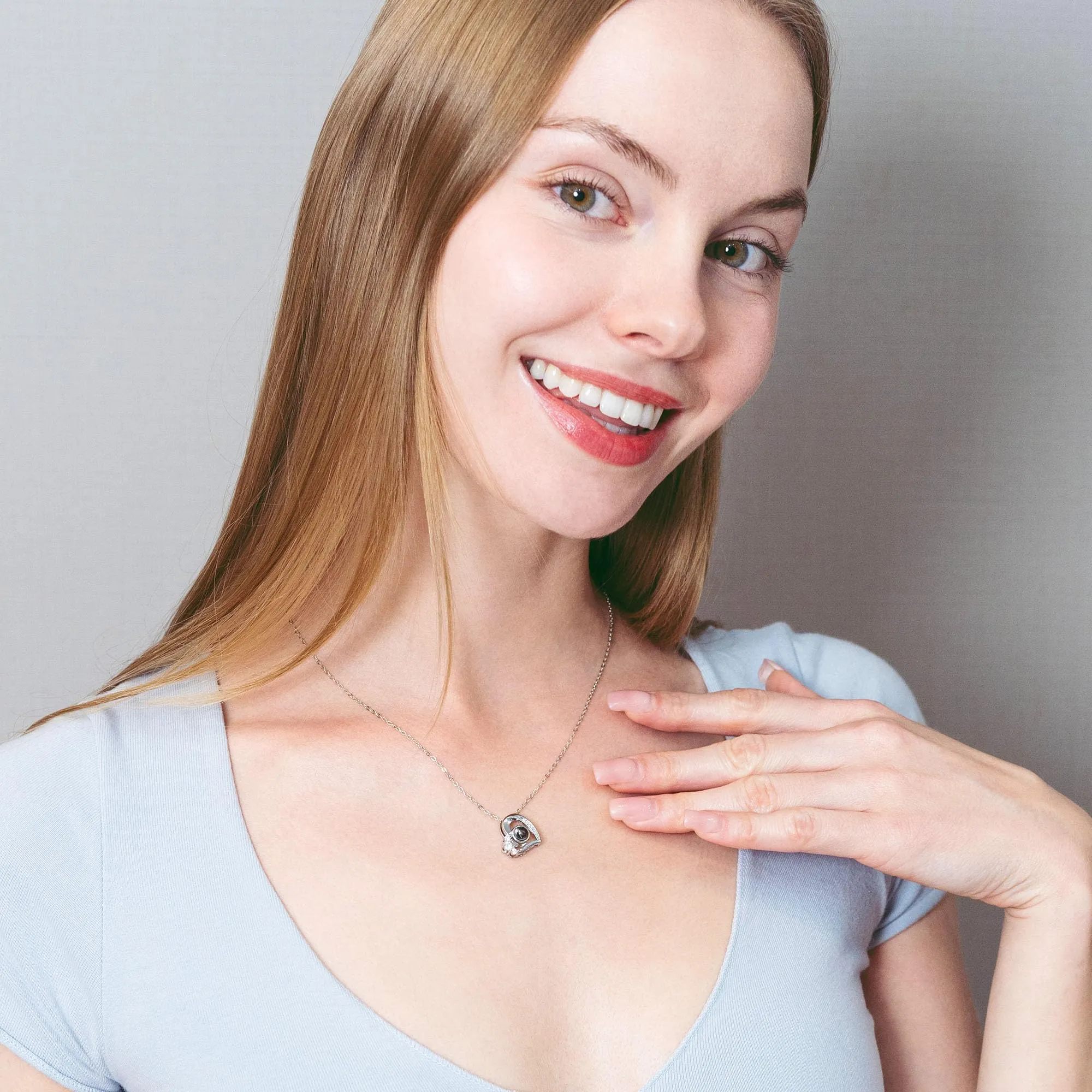 Easycosy Collana con Foto Personalizzata - immagine 2
