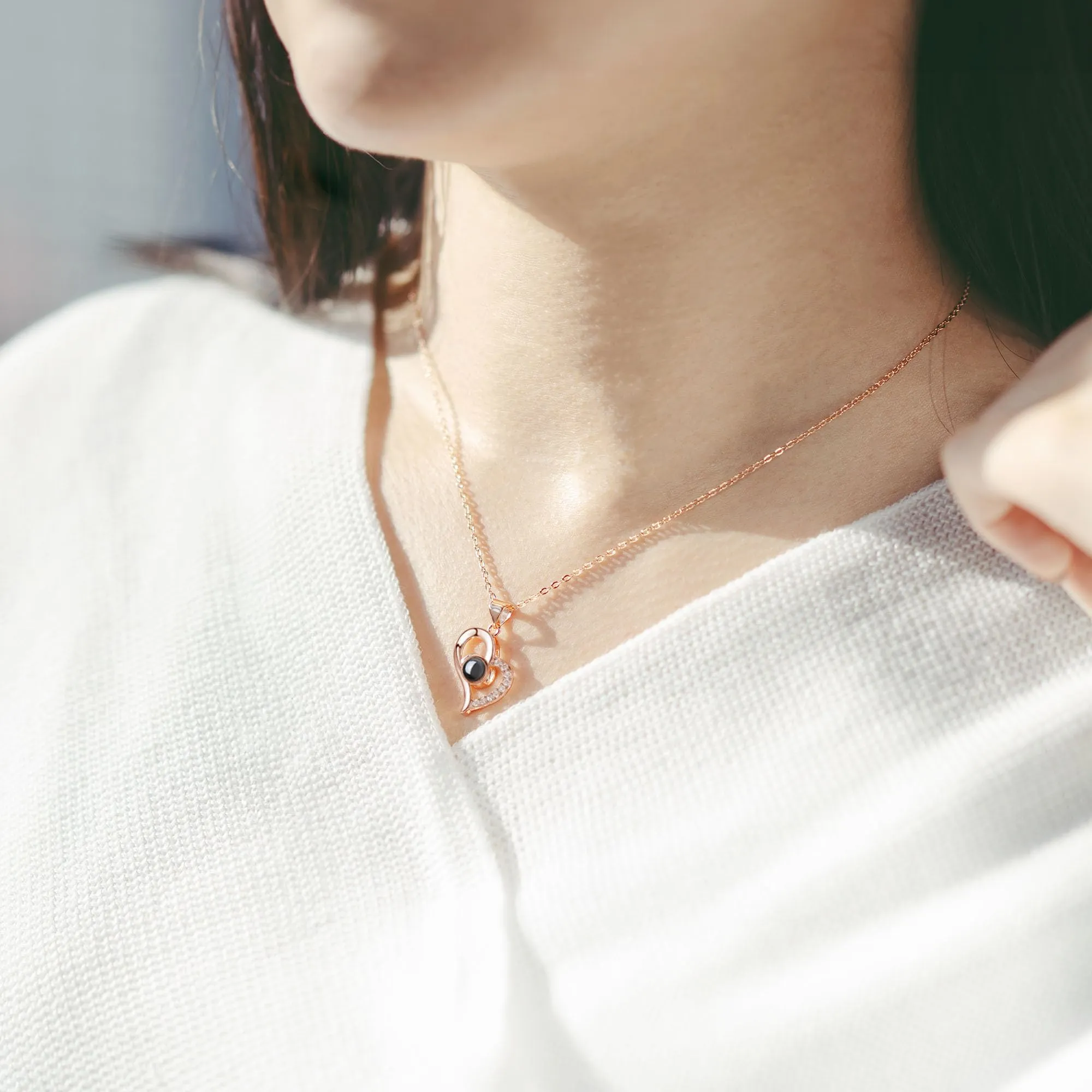 Easycosy Collana con Foto Personalizzata - immagine 2
