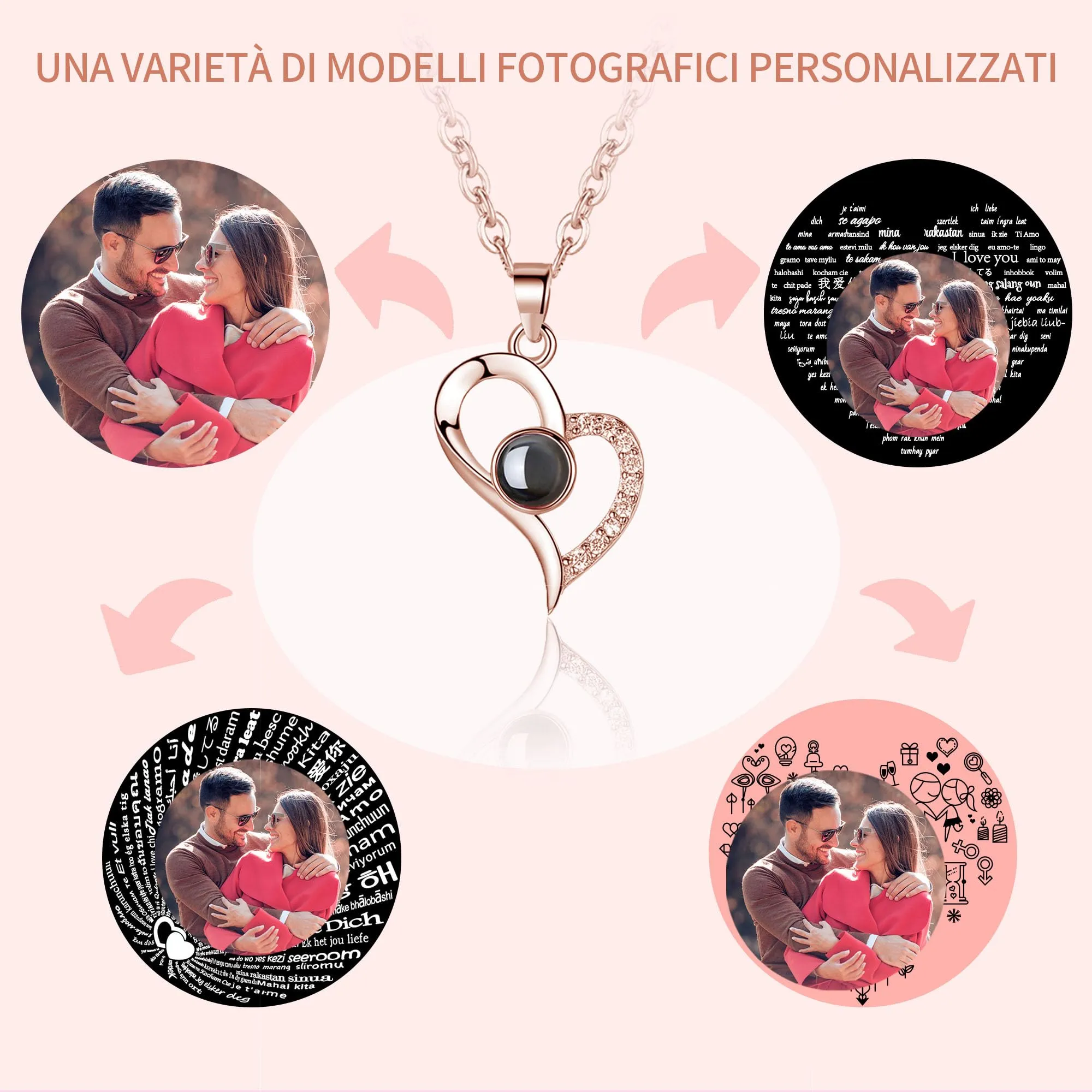 Easycosy Collana con Foto Personalizzata - immagine 6