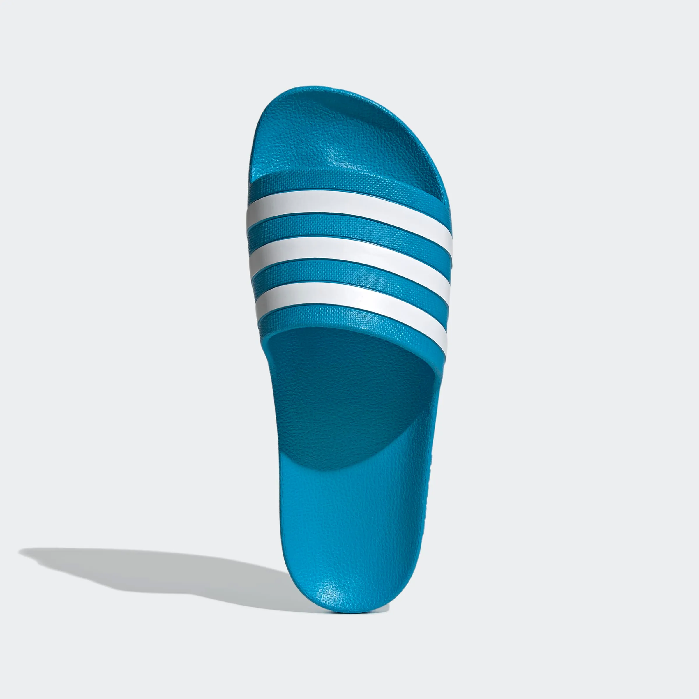 Adidas Adilette Aqua Slides - Solar Blue / Cloud White / Solar Blue - UK 9 / EU 43 - immagine 4