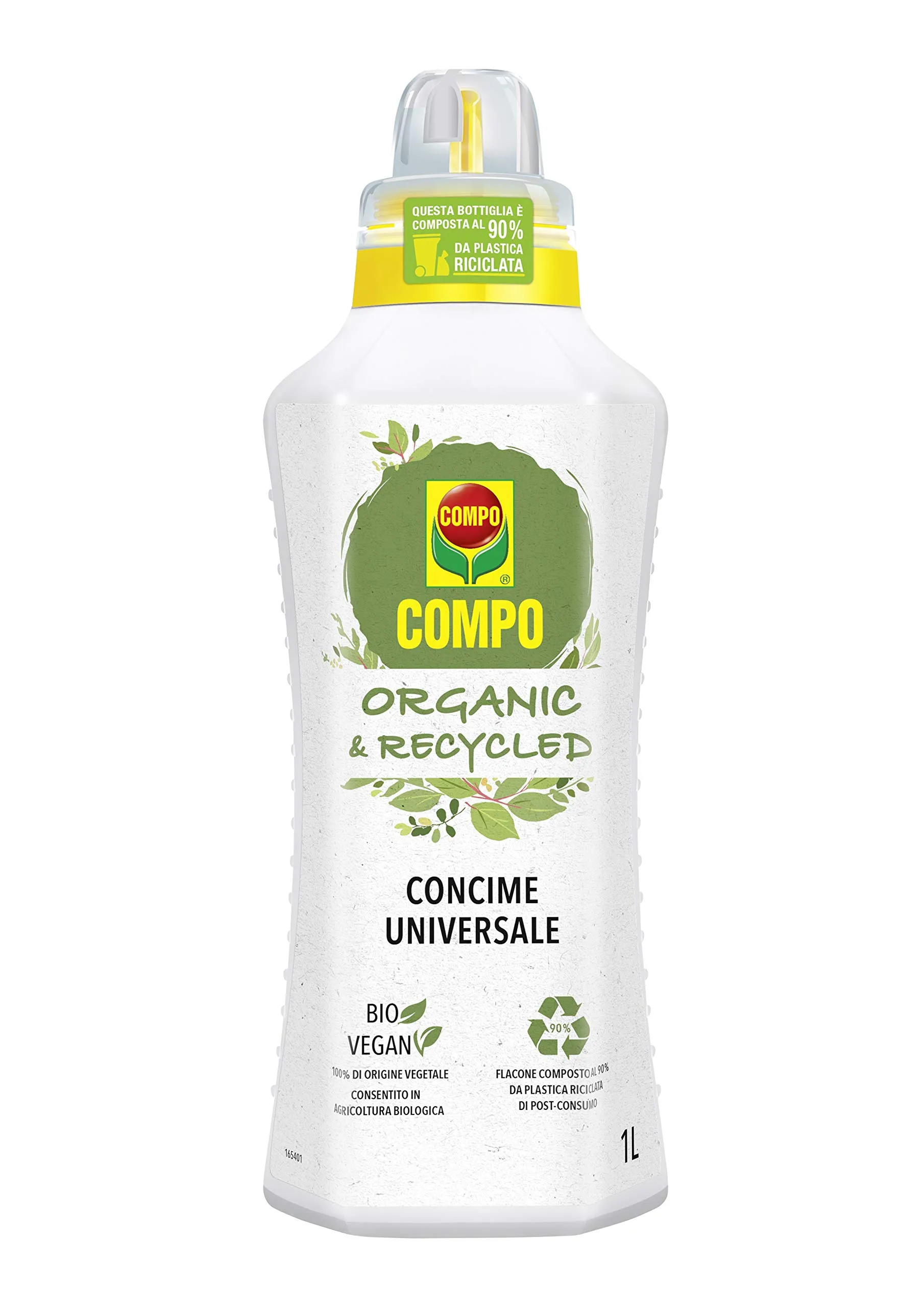 Compo Organic & Recycled Concime Liquido Universale, 1 l - immagine 1