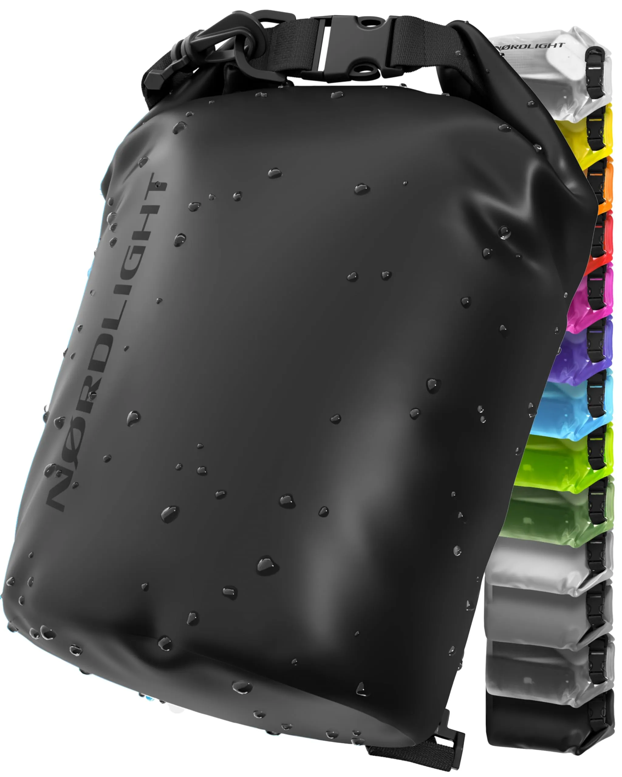 Nordlight Dry Bag Sacca Impermeabile 10L Nero - immagine 1