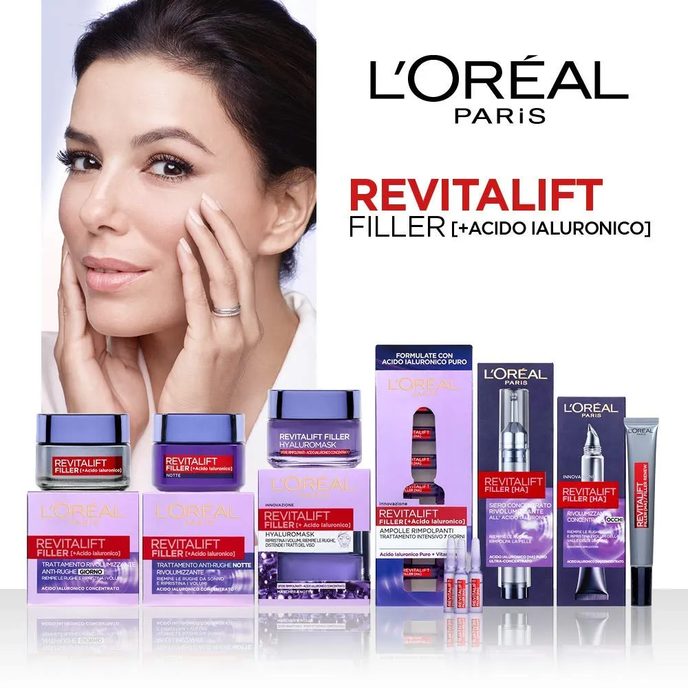 L'Oréal Paris Revitalift Filler Crema Viso Giorno con Acido Ialuronico, 50 ml - immagine 9