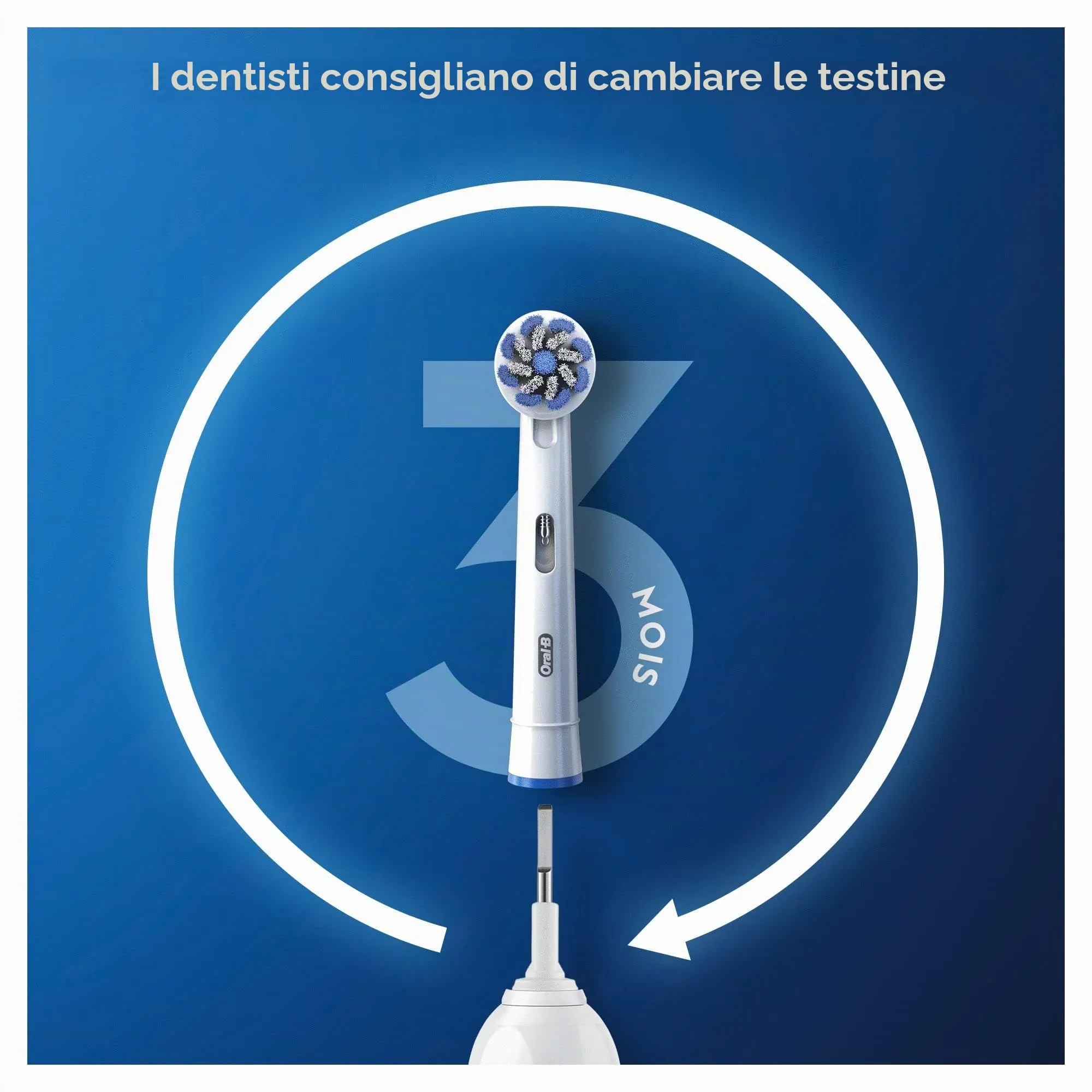 Oral-B Sensitive Clean Testine di Ricambio per Spazzolino Elettrico, 8 Pezzi - immagine 6