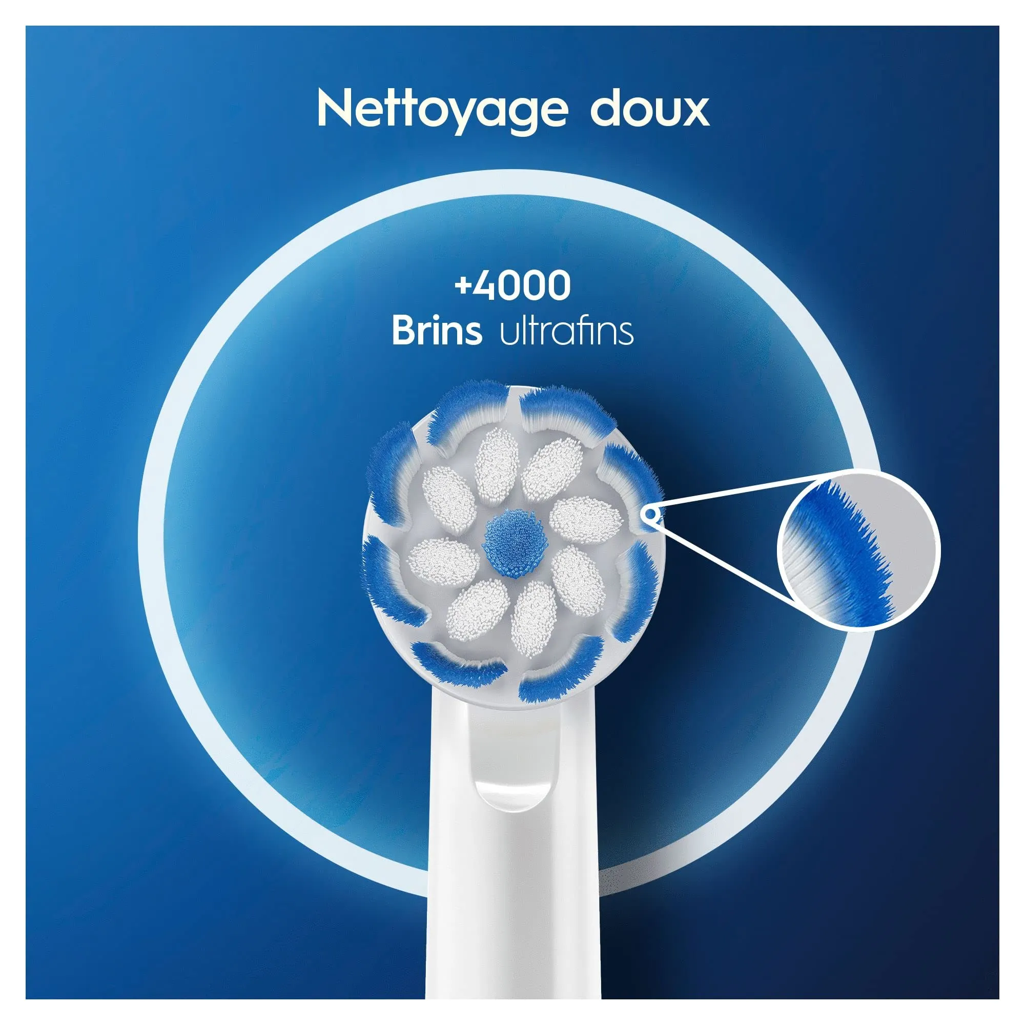Oral-B Sensitive Clean Testine di Ricambio per Spazzolino Elettrico, 8 Pezzi - immagine 8