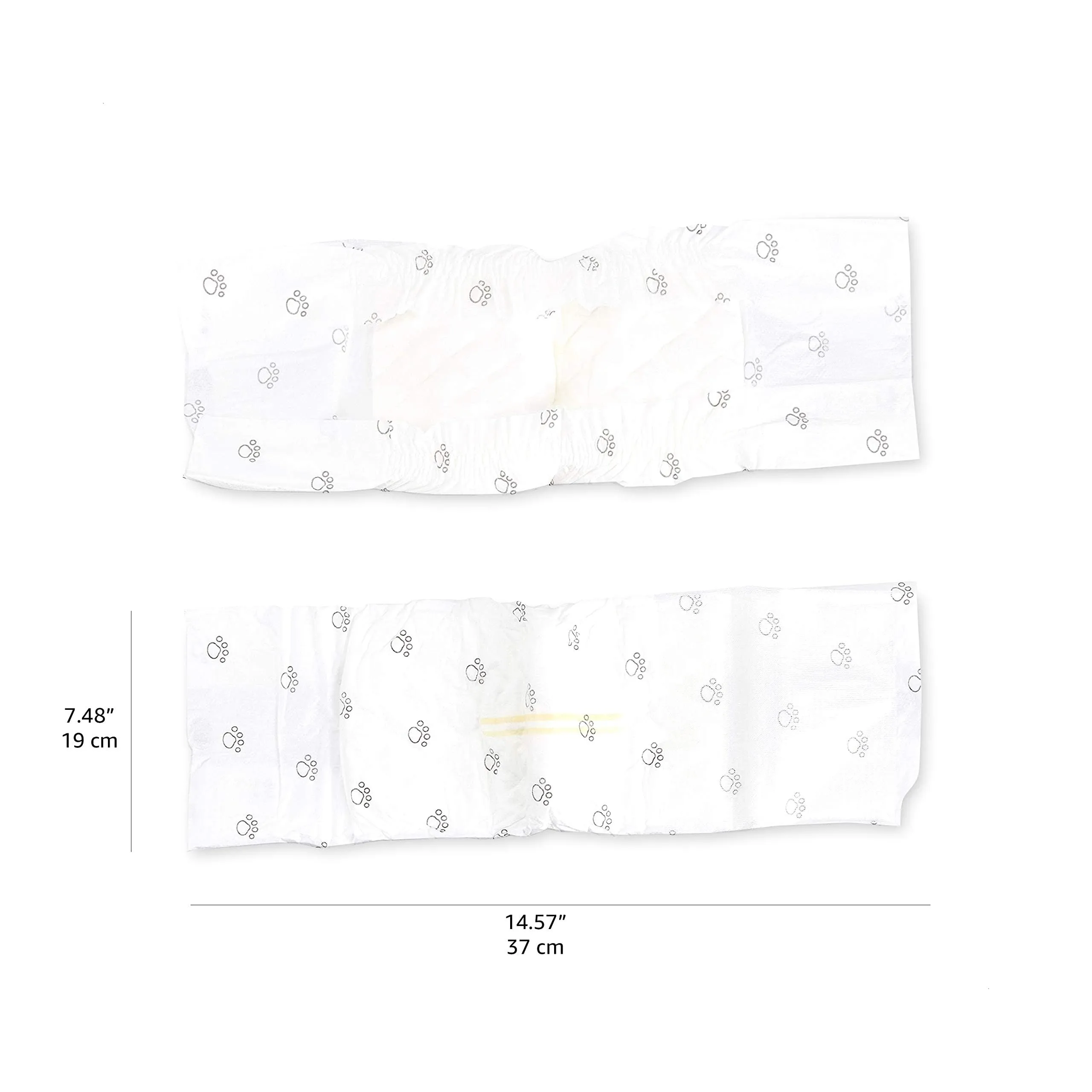 Amazon Basics Pannolini usa e getta per cani maschi, XS, 30 pezzi, Bianco - immagine 5