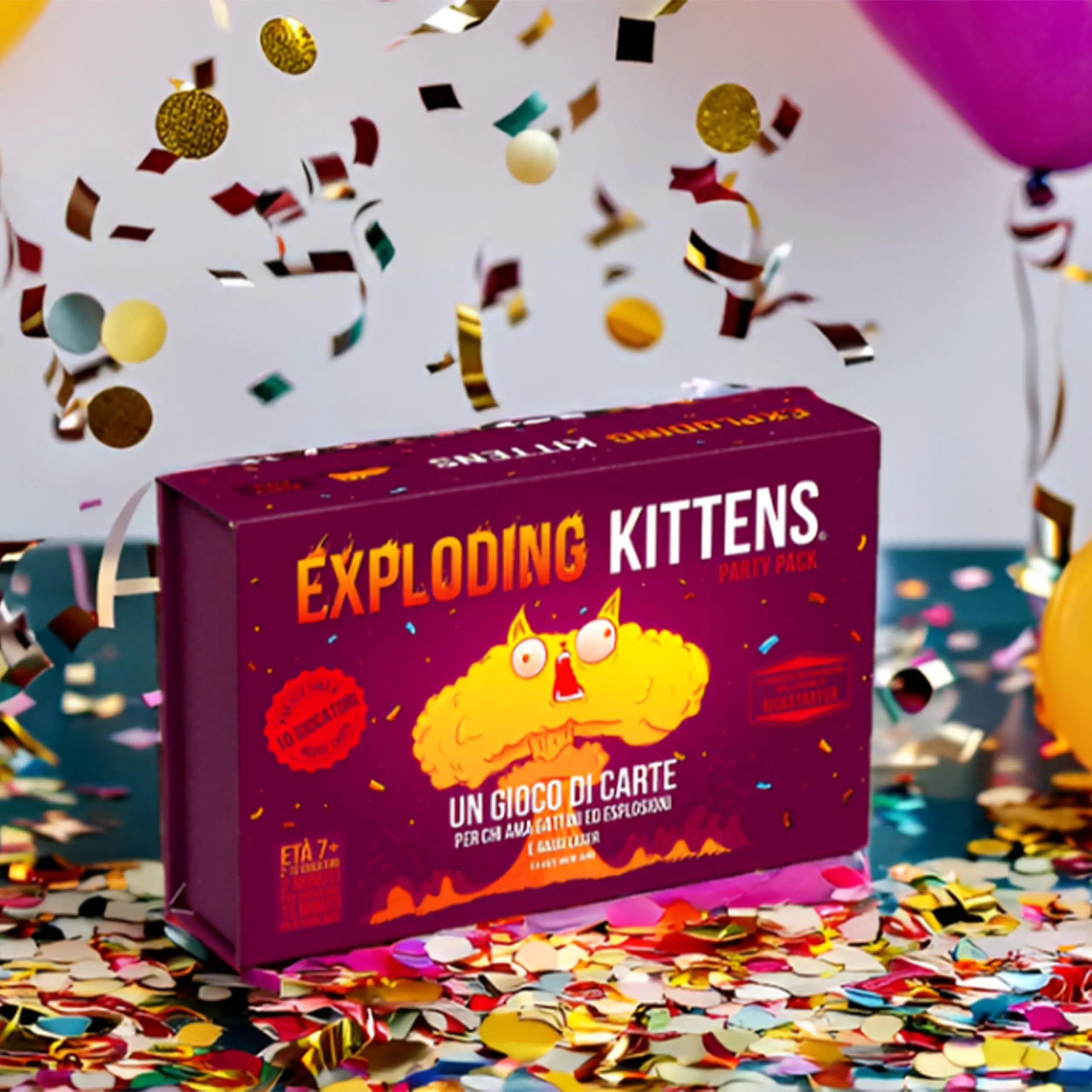 Exploding Kittens Party Pack - Gioco da Tavolo, 2-10 Giocatori, Edizione in Italiano - immagine 3