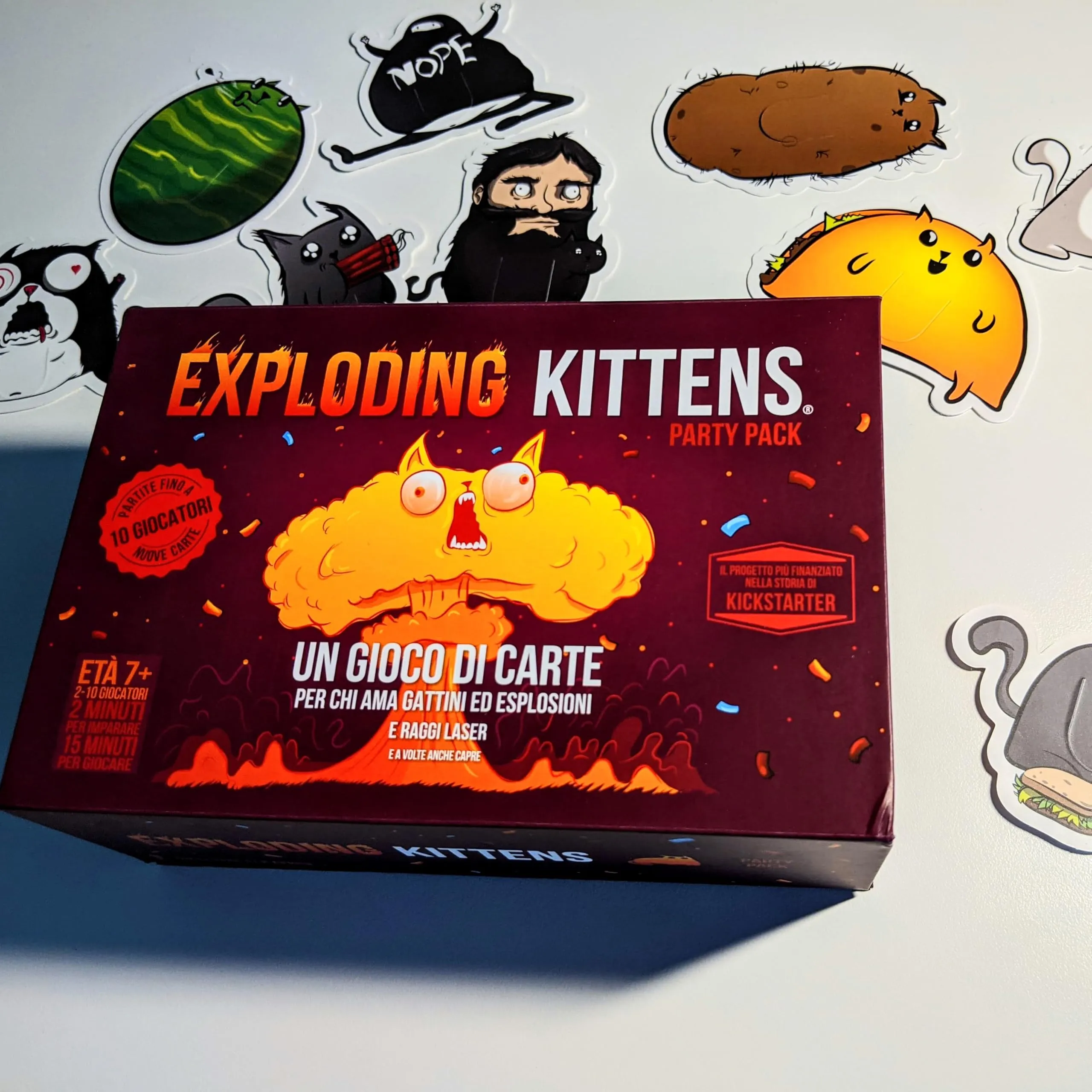 Exploding Kittens Party Pack - Gioco da Tavolo, 2-10 Giocatori, Edizione in Italiano - immagine 4