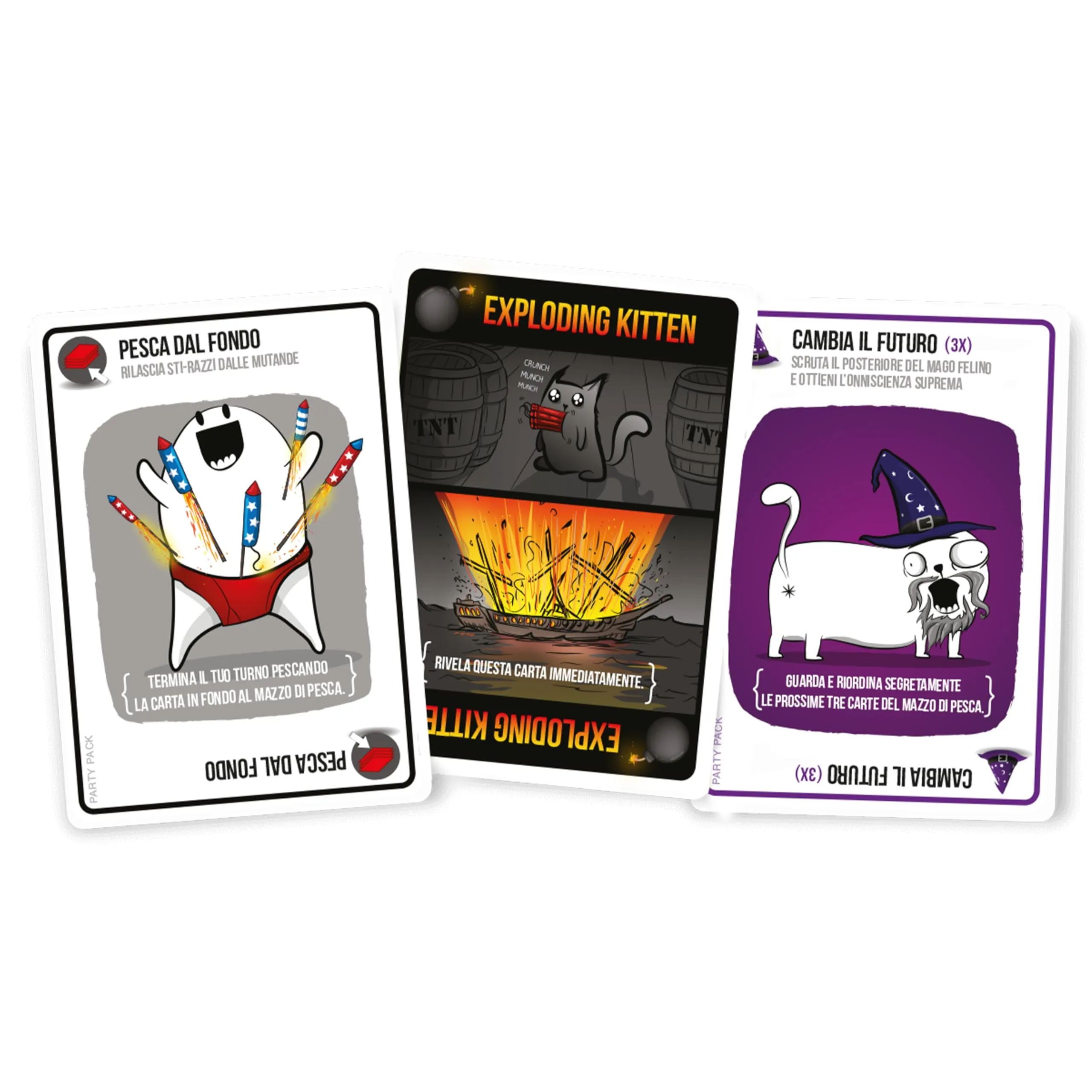 Exploding Kittens Party Pack - Gioco da Tavolo, 2-10 Giocatori, Edizione in Italiano - immagine 6