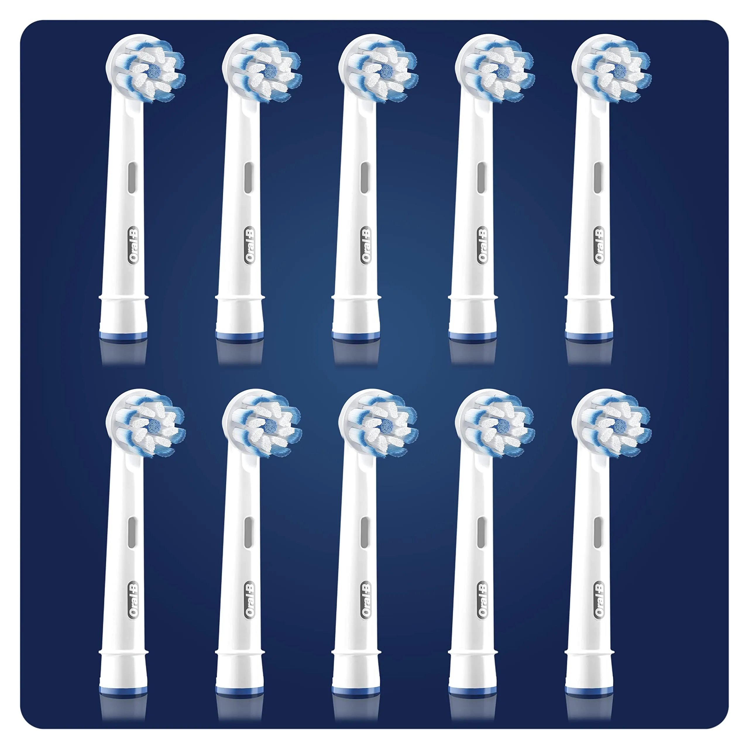 Oral-B Sensitive Clean Testine di Ricambio per Spazzolino Elettrico, Confezione da 10 - immagine 2