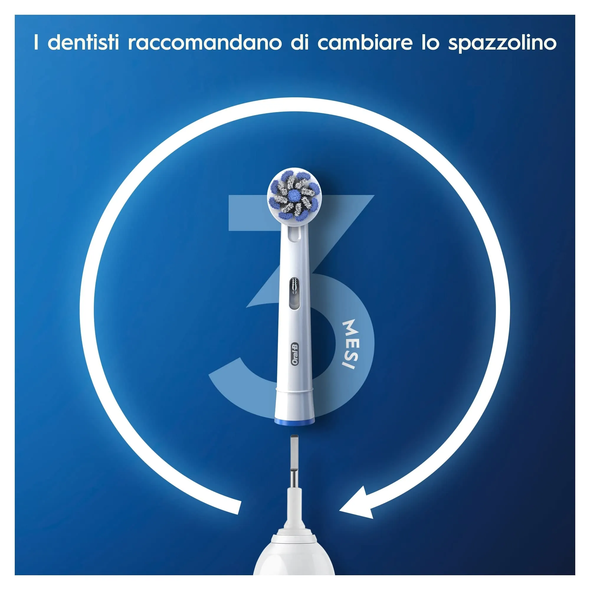 Oral-B Sensitive Clean Testine di Ricambio per Spazzolino Elettrico, Confezione da 10 - immagine 6