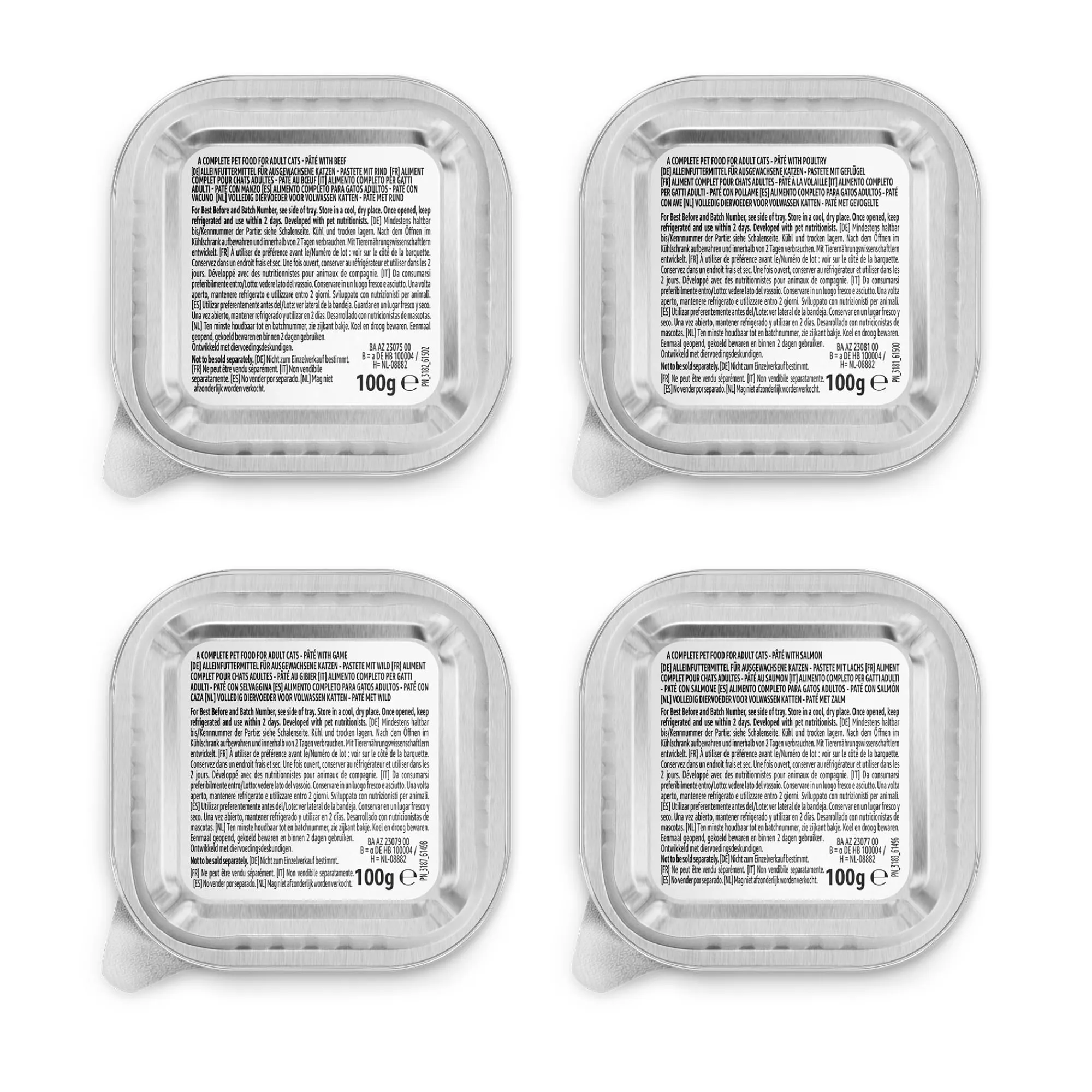 by Amazon Cibo Umido per Gatti Paté Assortiti 100g Confezione da 32 - immagine 8