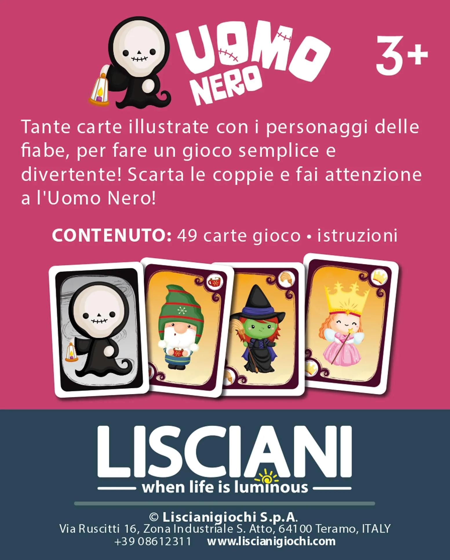 Liscianigiochi Ludoteca Le Carte dei Bambini Uomo Nero - immagine 5