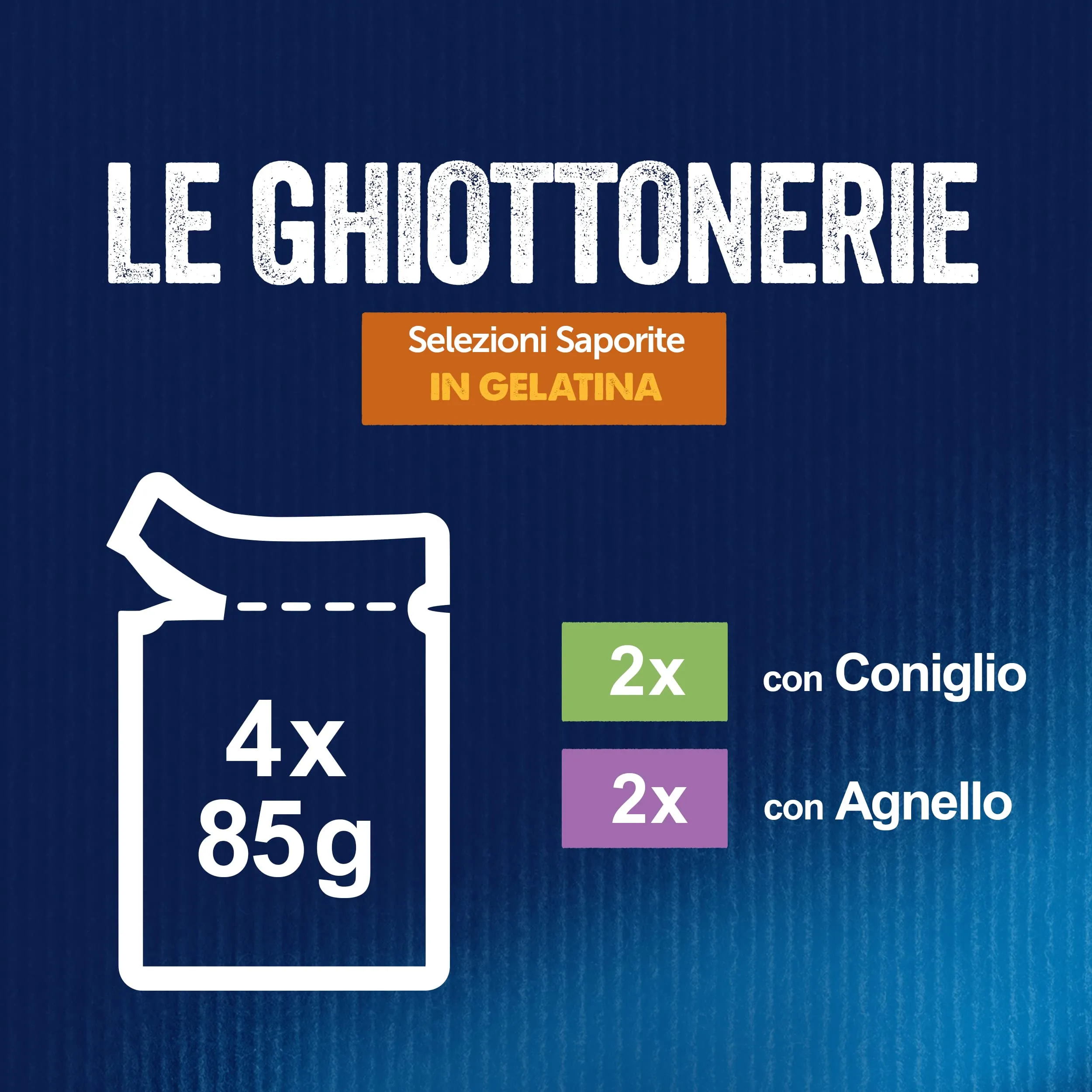 Felix Le Ghiottonerie Cibo Umido per Gatti Adulti, Coniglio e Agnello, 48 Bustine da 85g - immagine 4