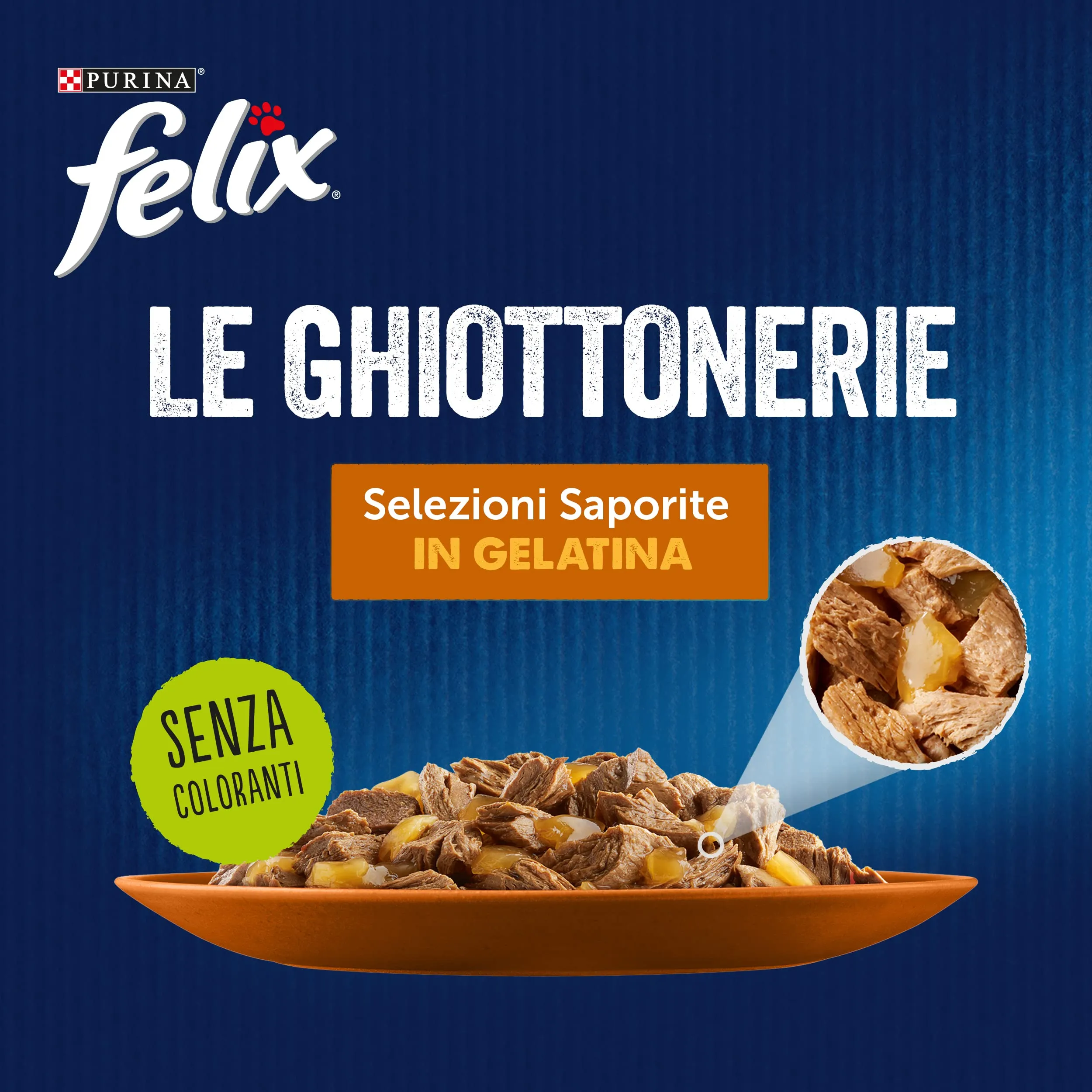 Felix Le Ghiottonerie Cibo Umido per Gatti Adulti, Coniglio e Agnello, 48 Bustine da 85g - immagine 8