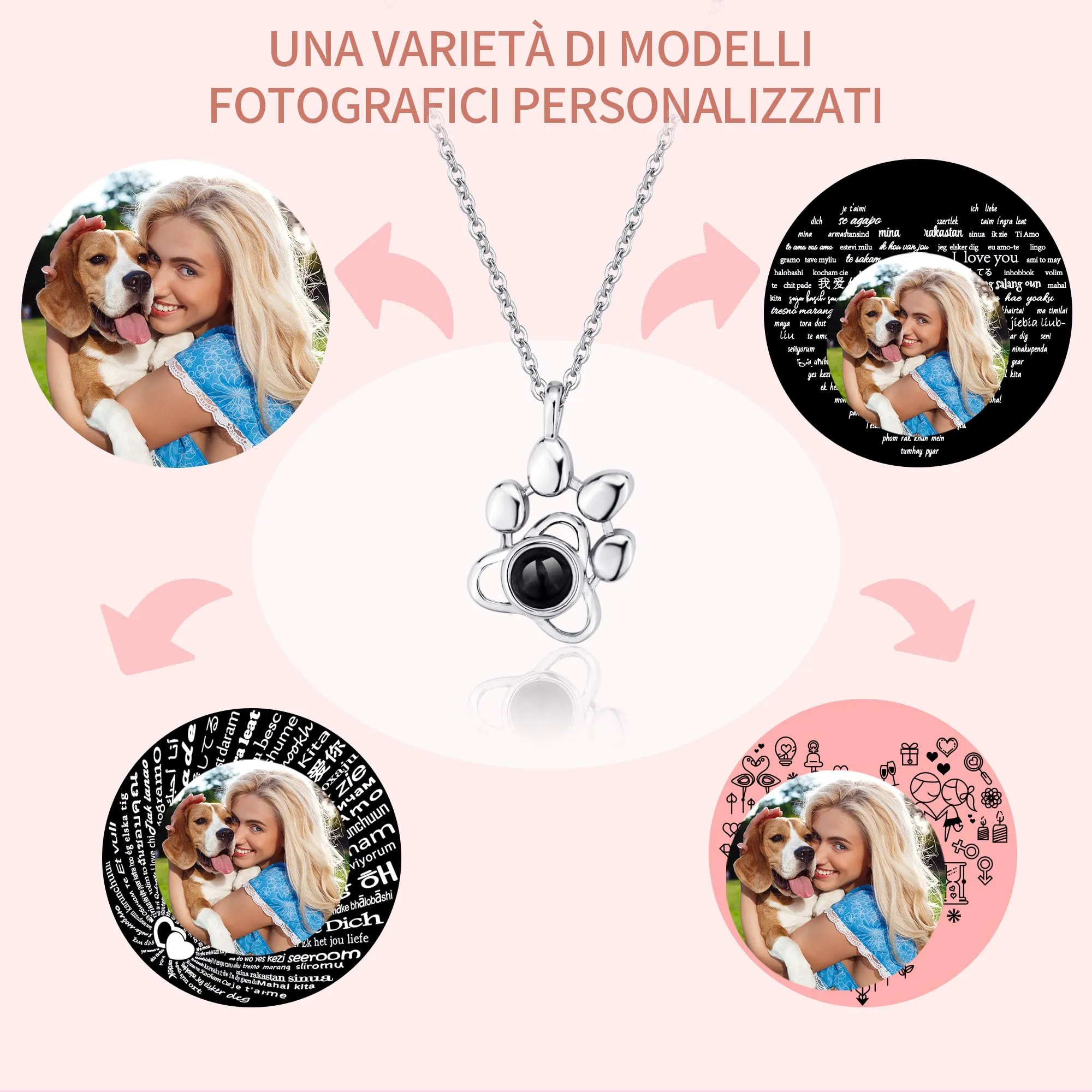 Easycosy Collana con Foto Personalizzata - immagine 5