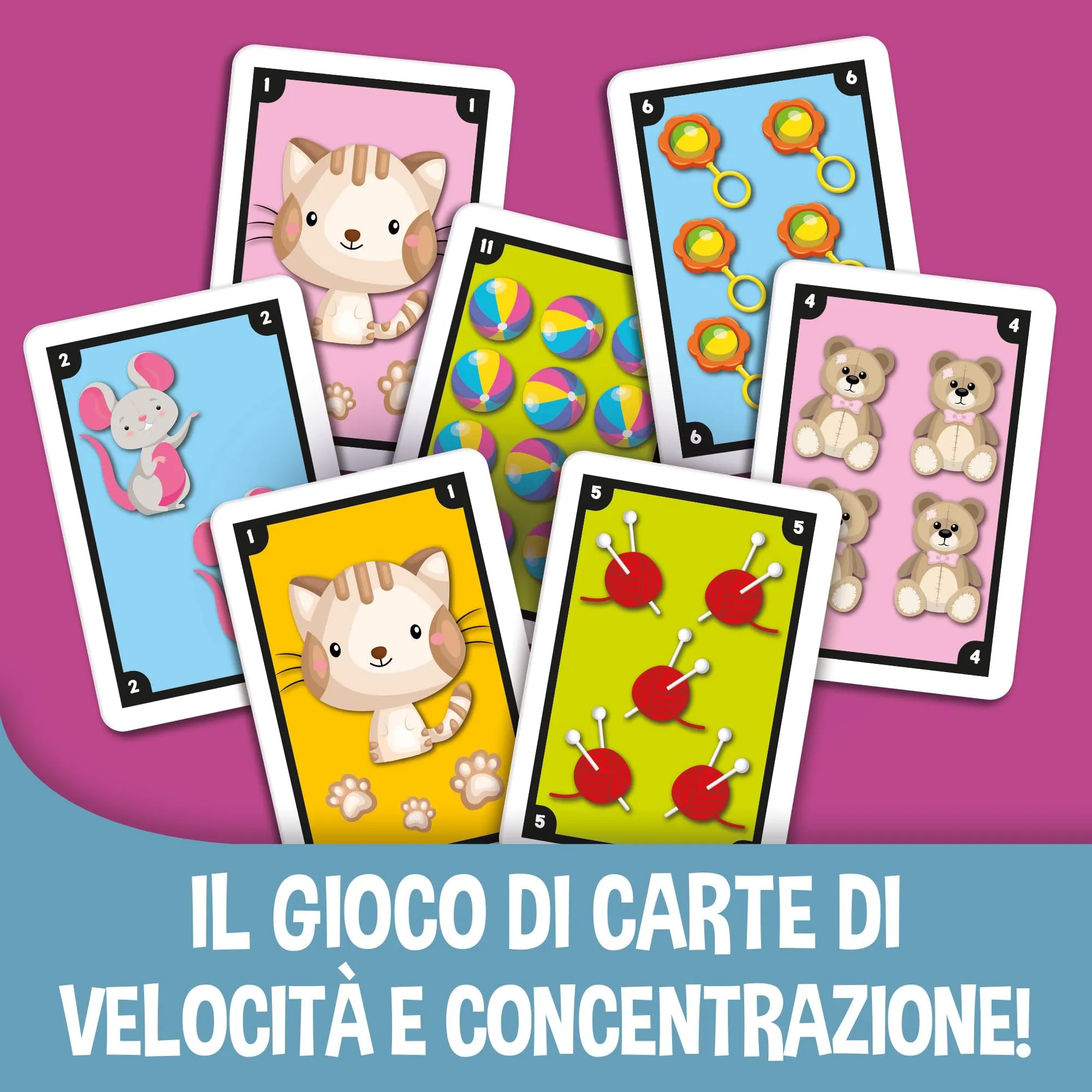 Liscianigiochi Ludoteca Le Carte dei Bambini Gatto Piglia Tutto 85774 - immagine 4