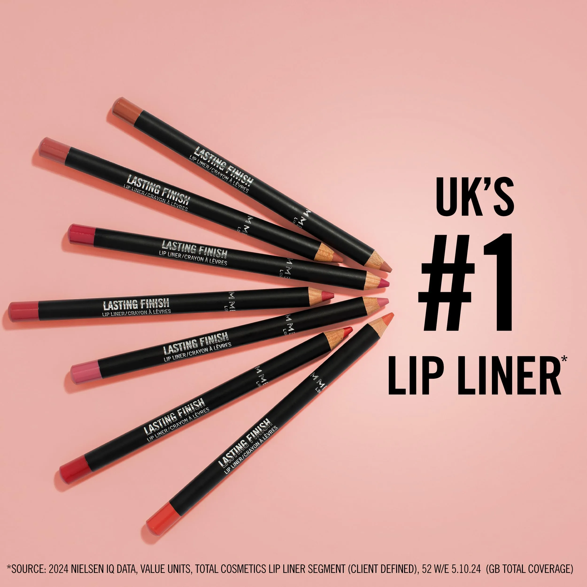 Rimmel London Lasting Finish Matita Labbra, 760 90's Nude, 1.2 g - immagine 5