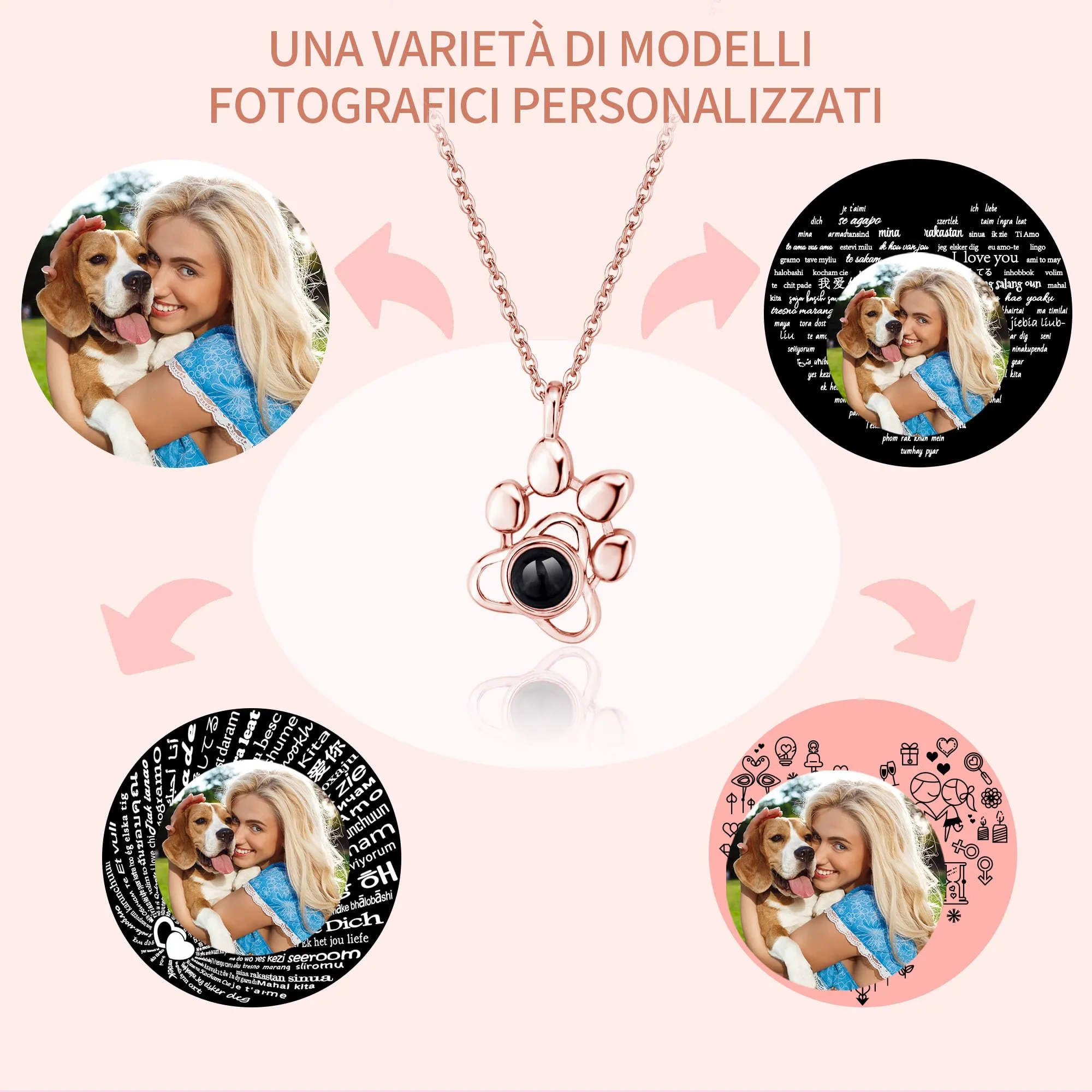 Easycosy Collana con Foto Personalizzata - immagine 5
