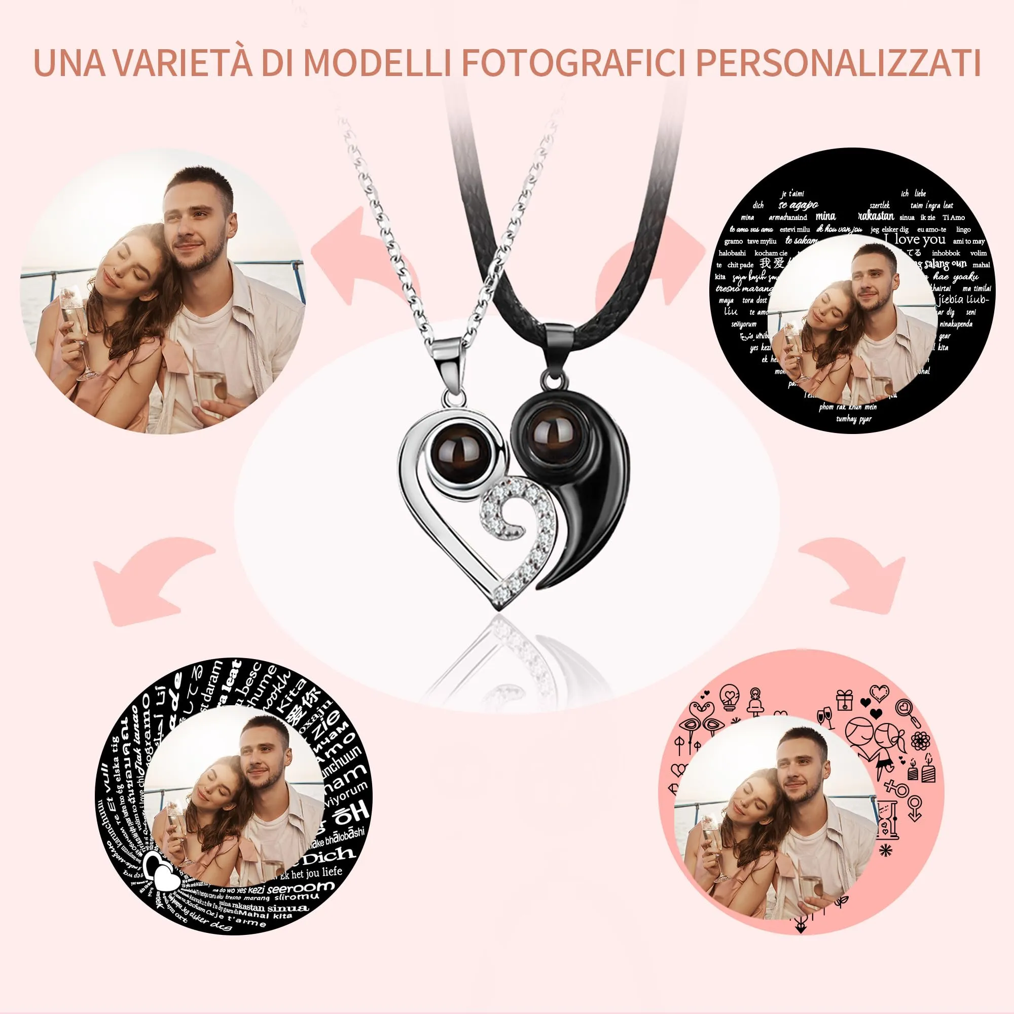 Easycosy Collana con Foto Personalizzata - immagine 6