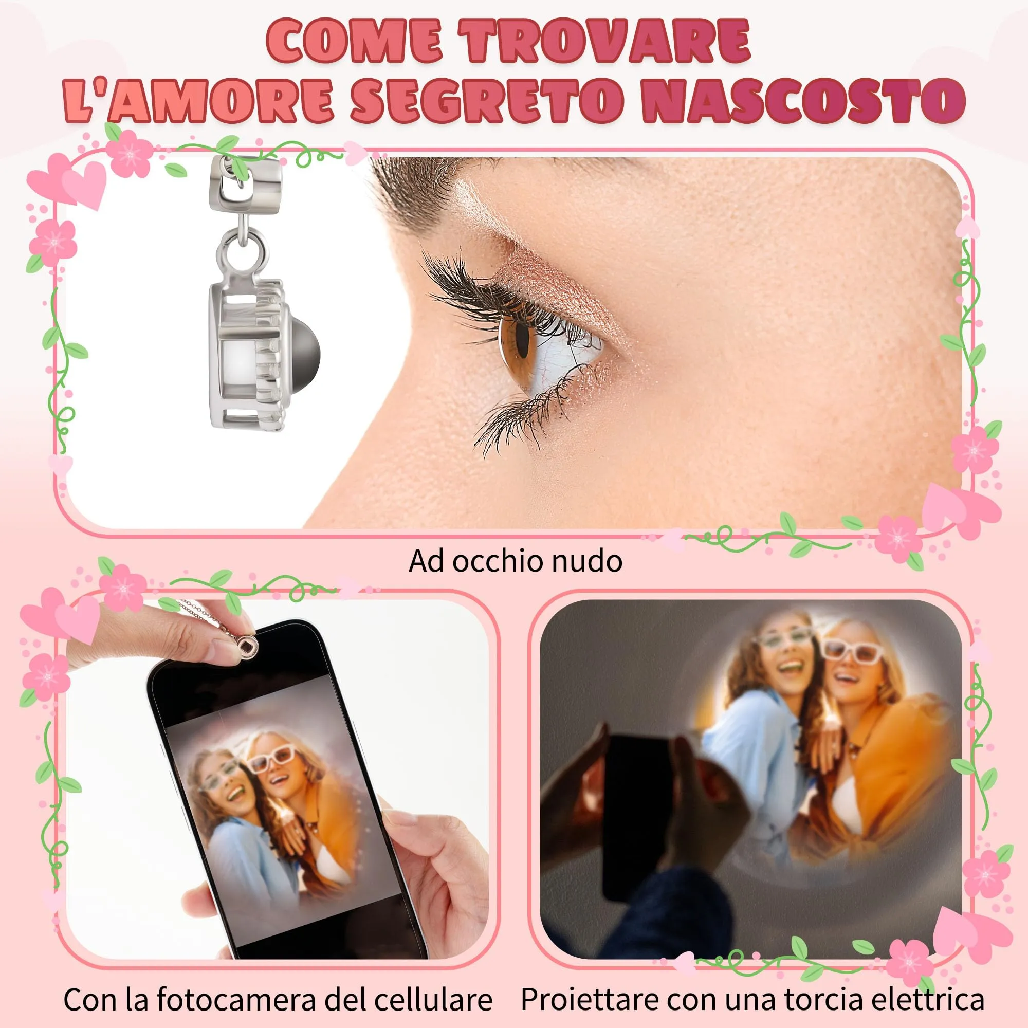 Easycosy Collana con Foto Personalizzata - immagine 4