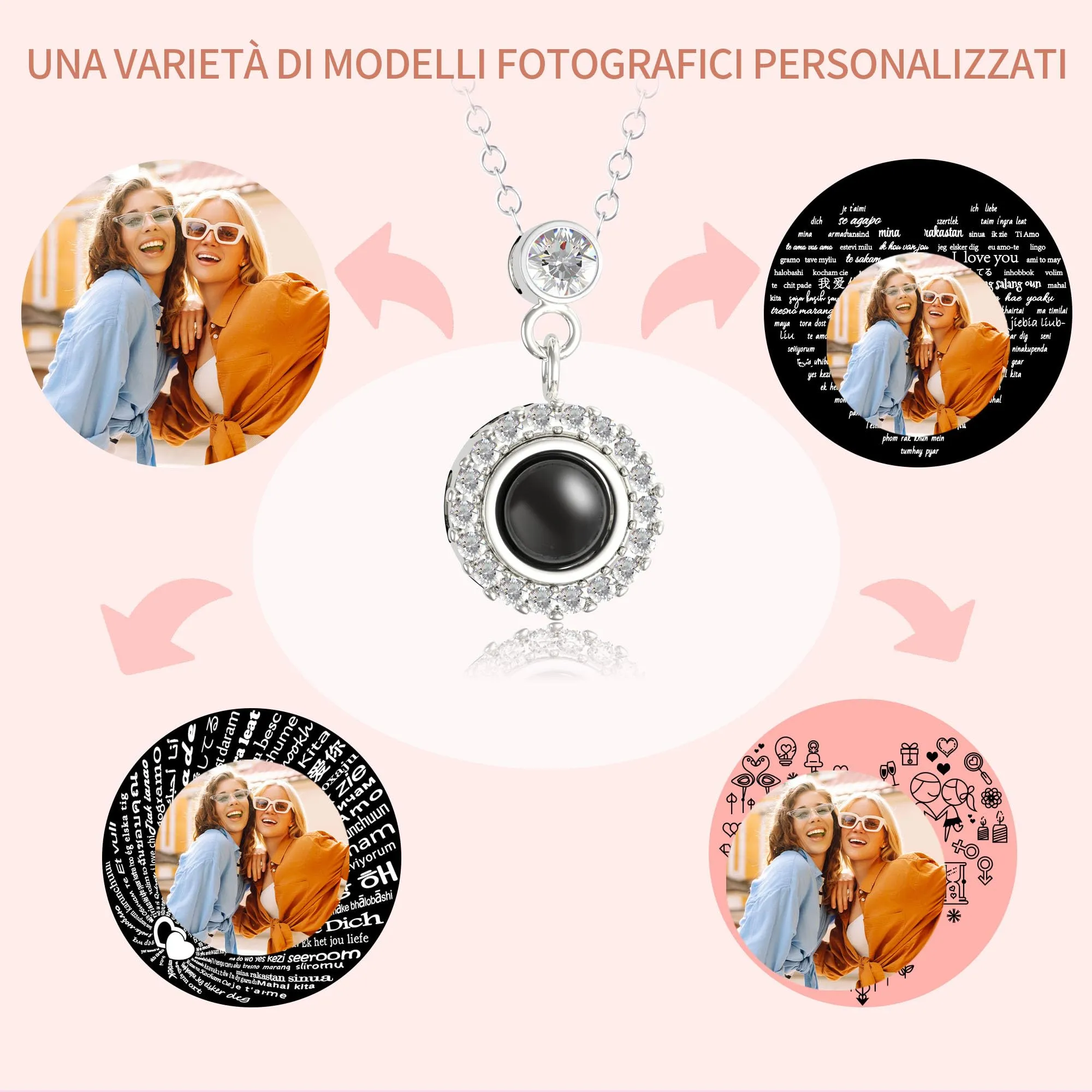 Easycosy Collana con Foto Personalizzata - immagine 6