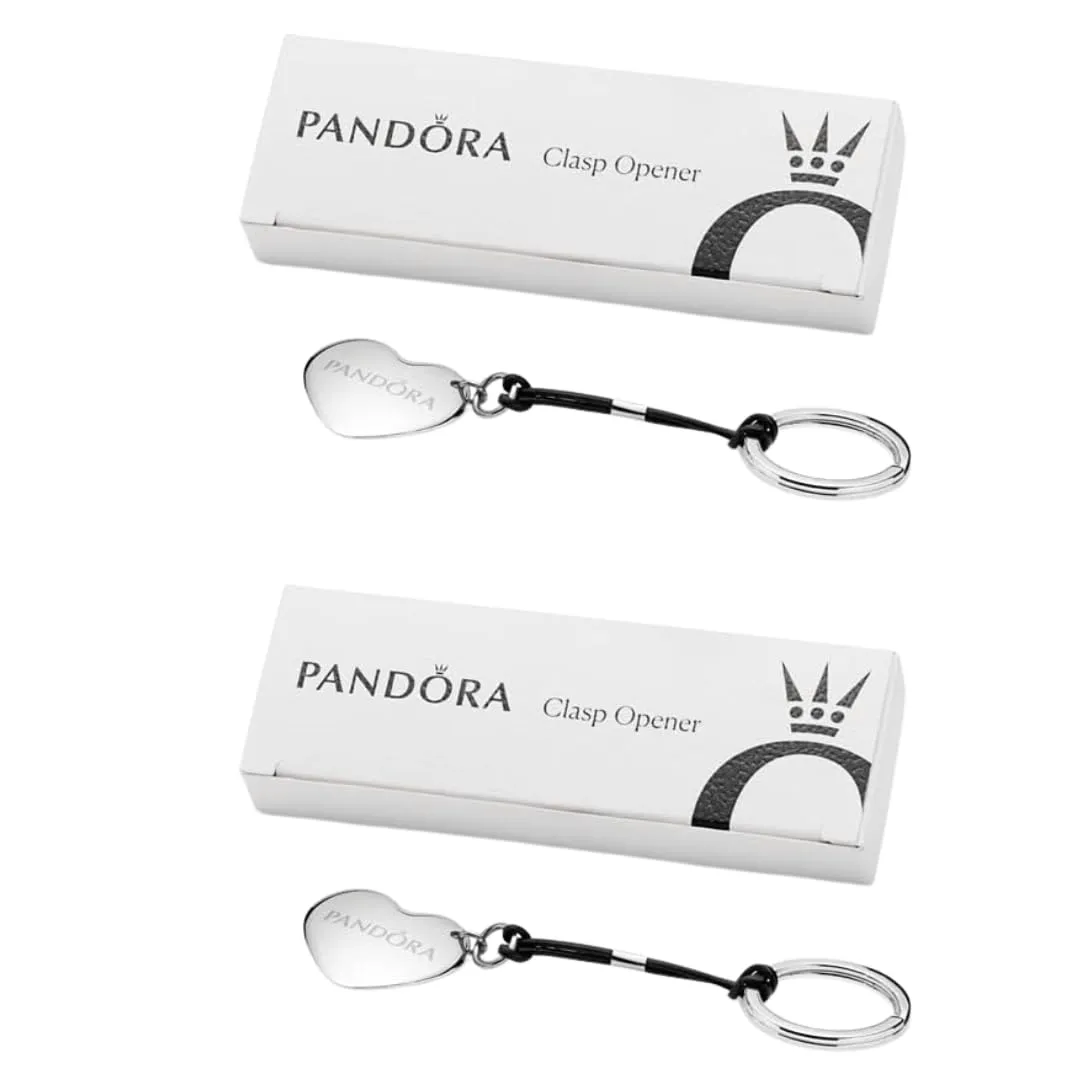 Pandora Portachiavi e Apribottiglie a forma di cuore Argento - immagine 2