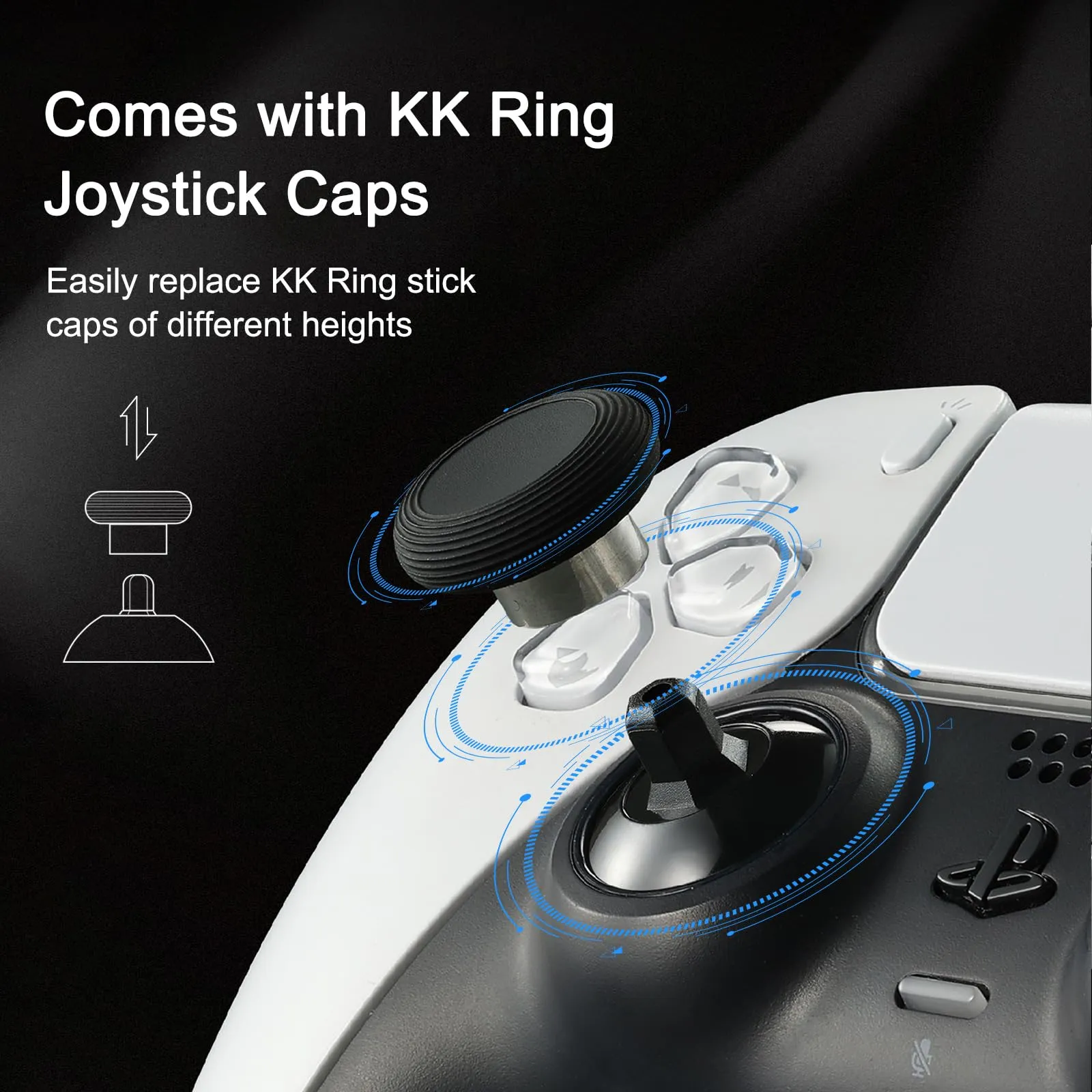 AKNES GuliKit TMR Joystick for DualSense PS5 and DualSense Edge Controllers - immagine 5
