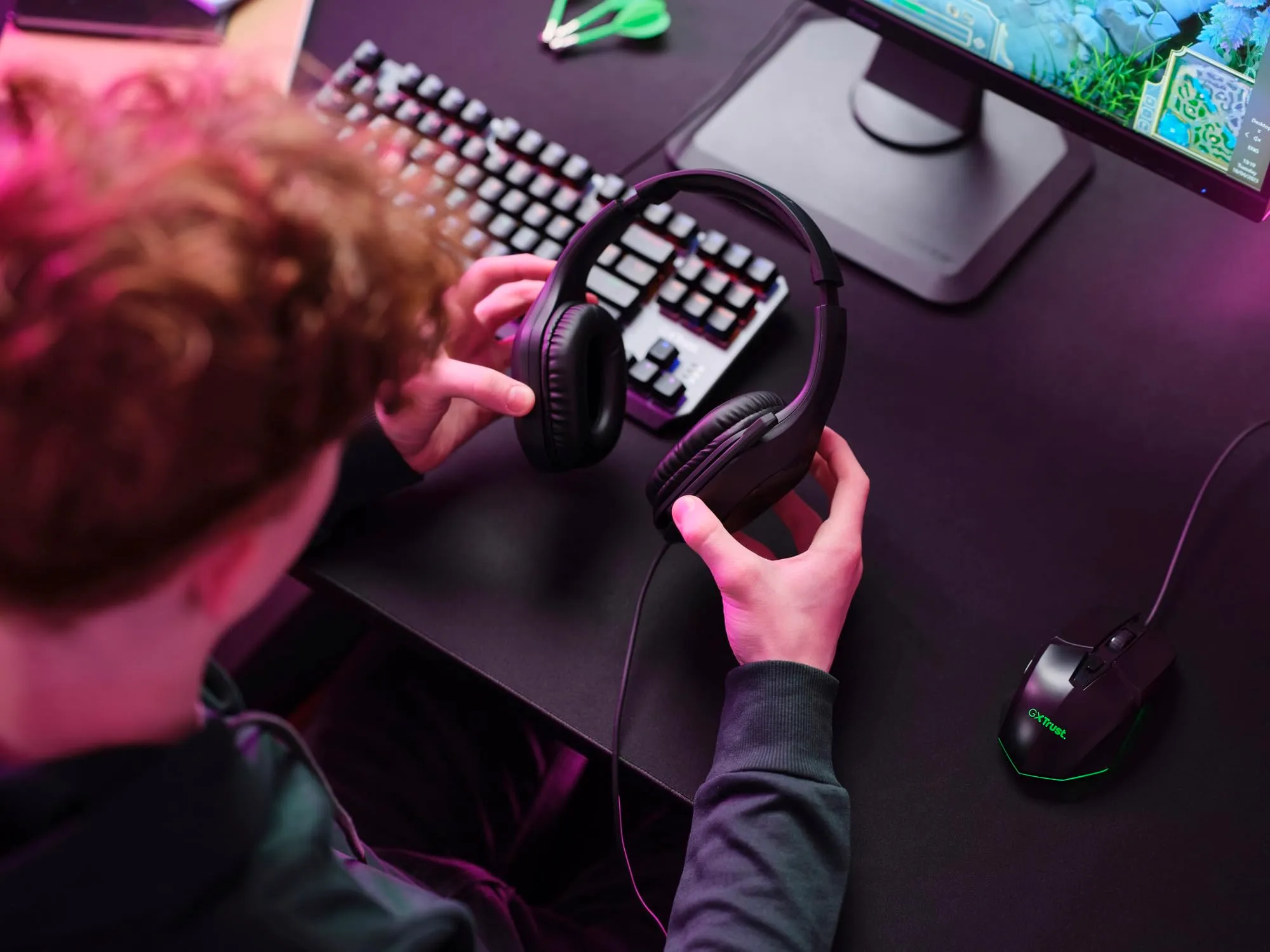 Trust Gaming GXT 415 Zirox Cuffie Gaming Over-Ear con Microfono, Driver 50 mm, Jack 3.5 mm - Nero - immagine 8