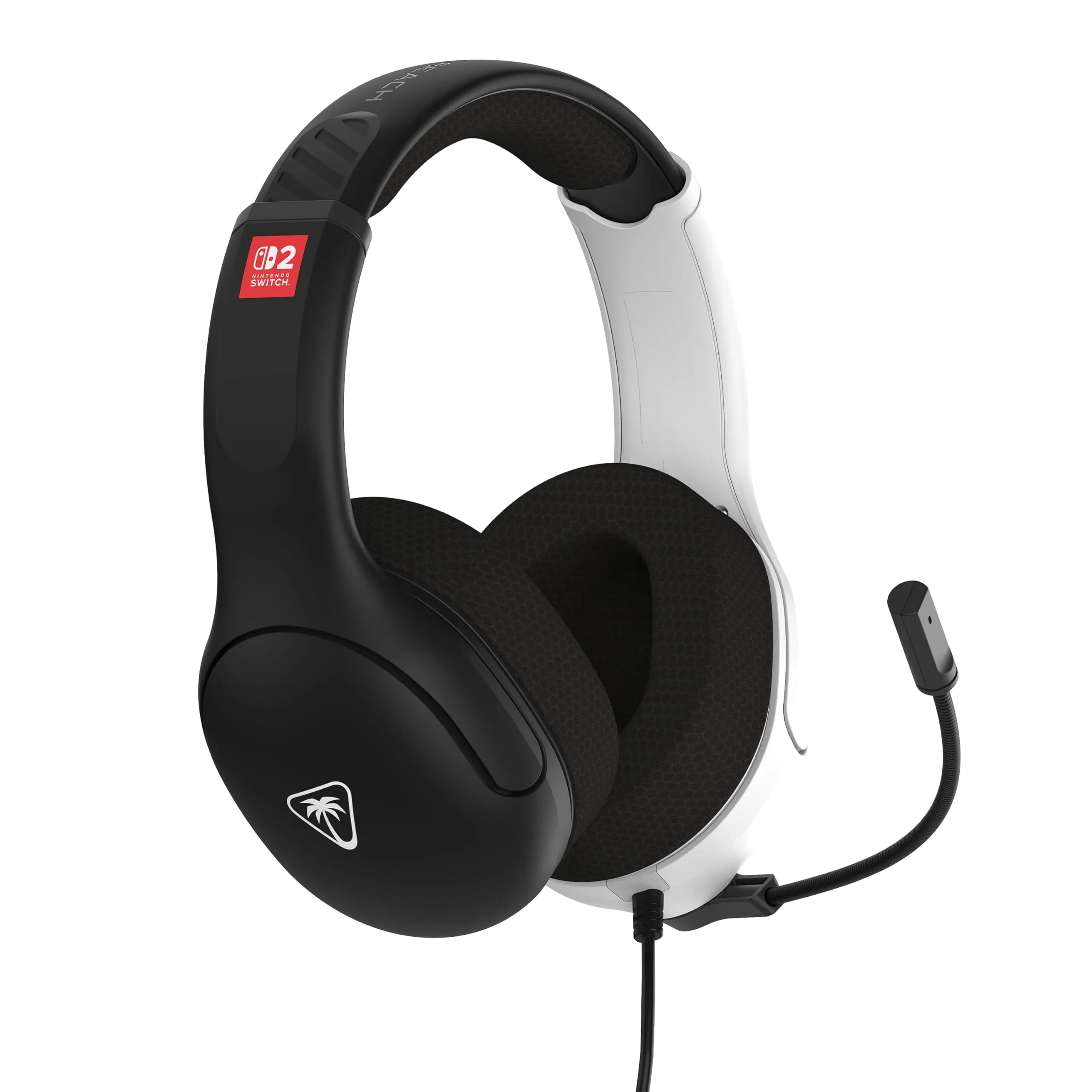 Turtle Beach Airlite Fit Nero e Bianco Cuffie da gioco con cavo per Nintendo Switch 2, Nintendo Switch - immagine 2
