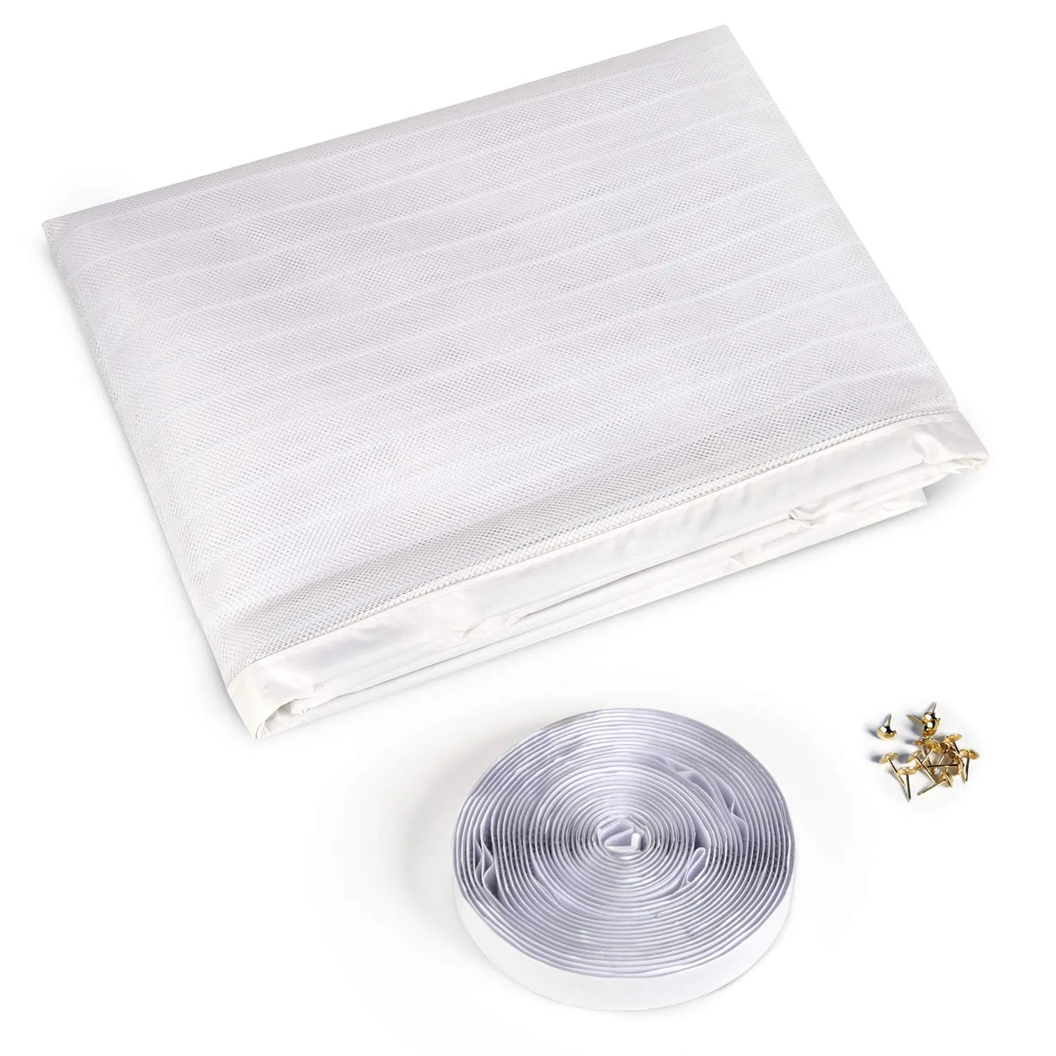 MYCARBON Zanzariera Porta Finestra Magnetica, 90x210cm, Bianco - immagine 9