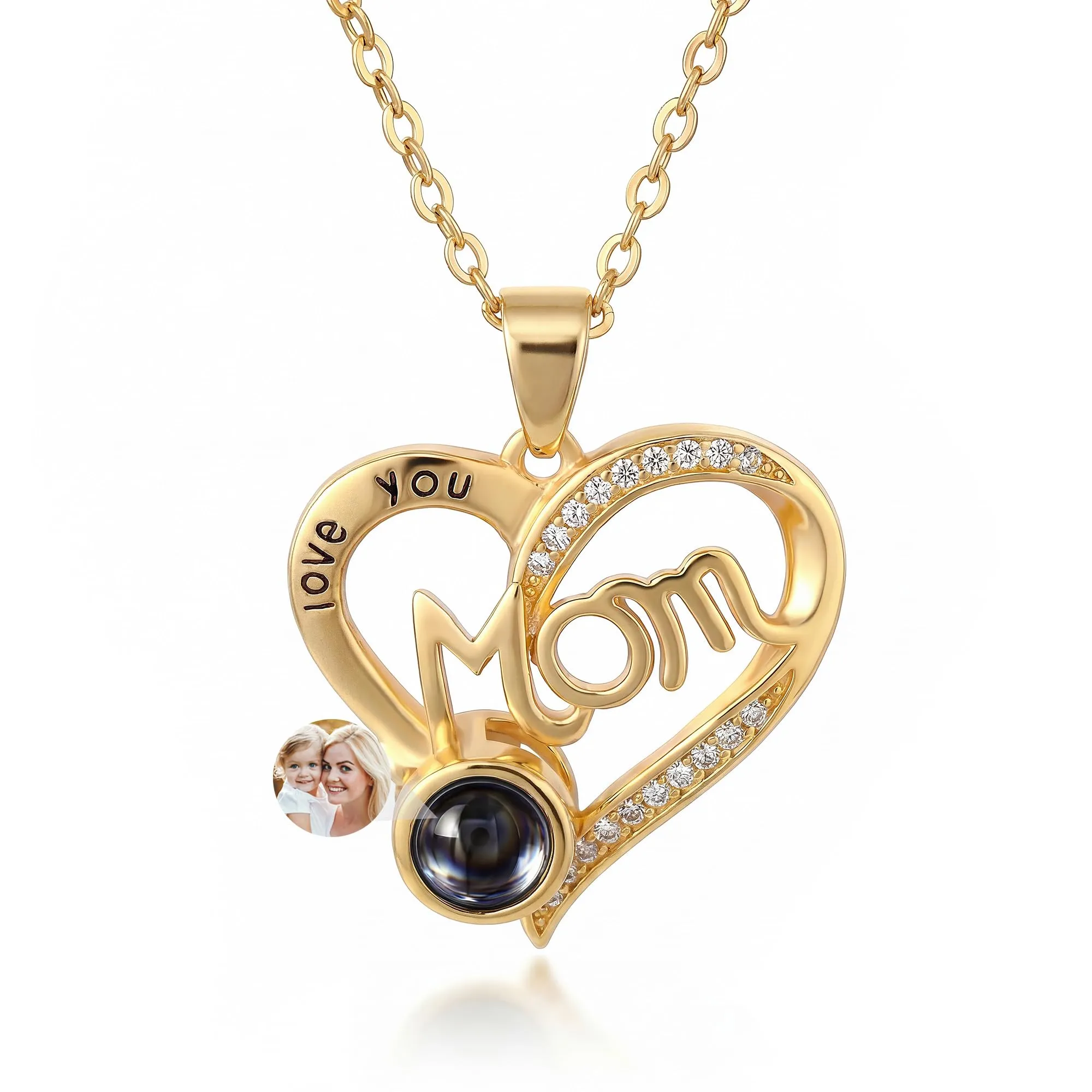 Easycosy Collana con Foto Personalizzata per Donna - immagine 1