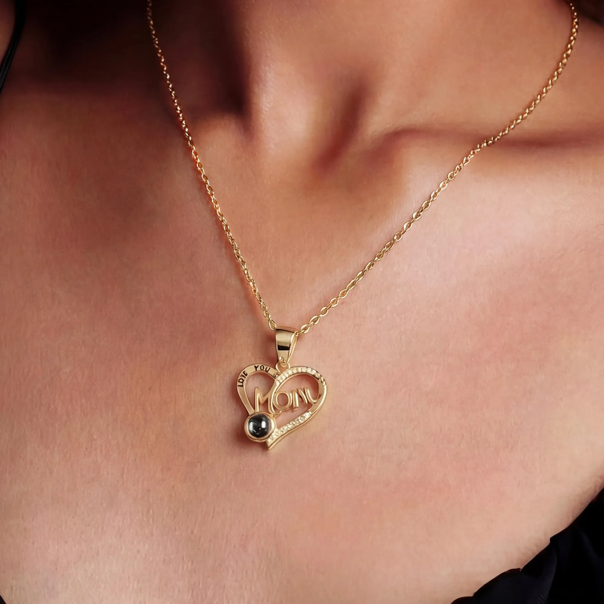 Easycosy Collana con Foto Personalizzata per Donna - immagine 2
