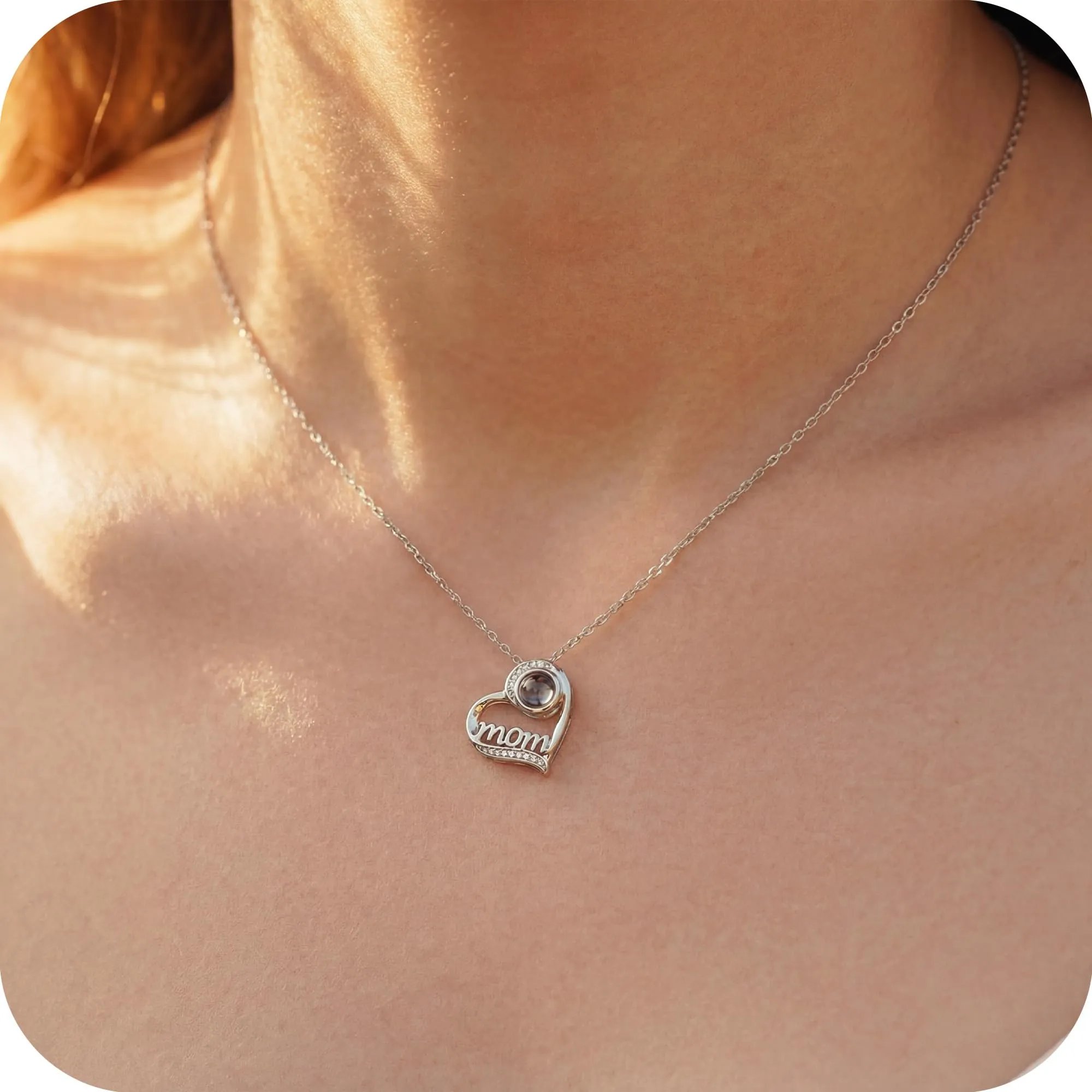 Easycosy Collana con Foto Personalizzata per Donna - immagine 2