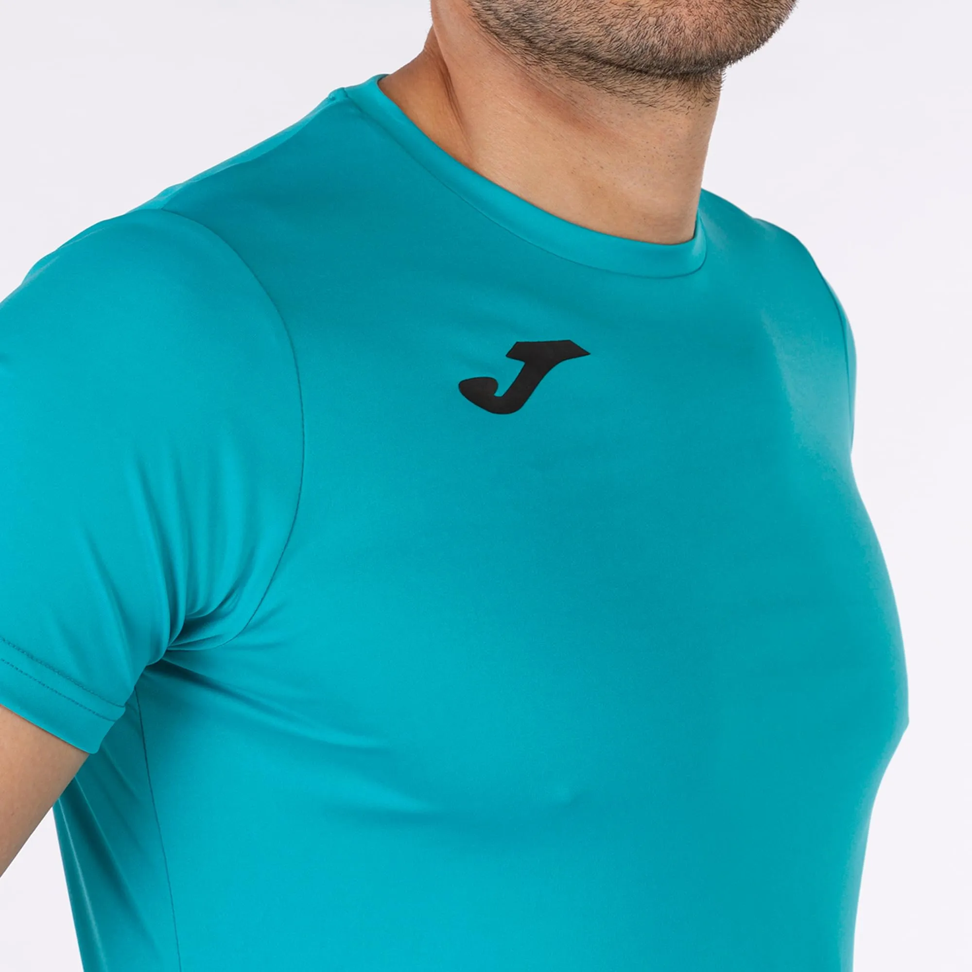 Joma Record II Men's Short Sleeve T-Shirt - Turchese - XL - immagine 5