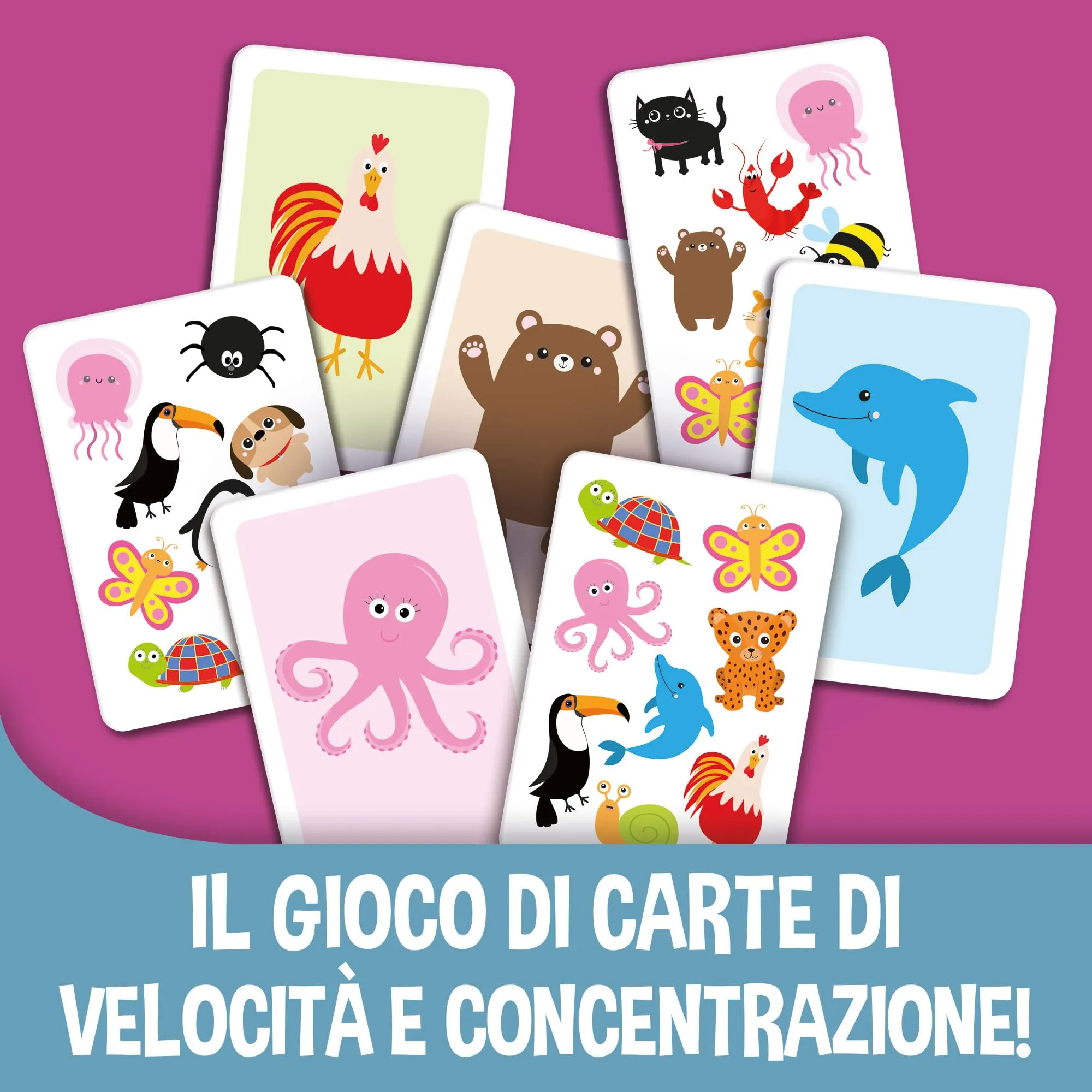 Liscianigiochi Ludoteca Le Carte dei Bambini Doppio Occhio Gioco di società, 85750 - immagine 4