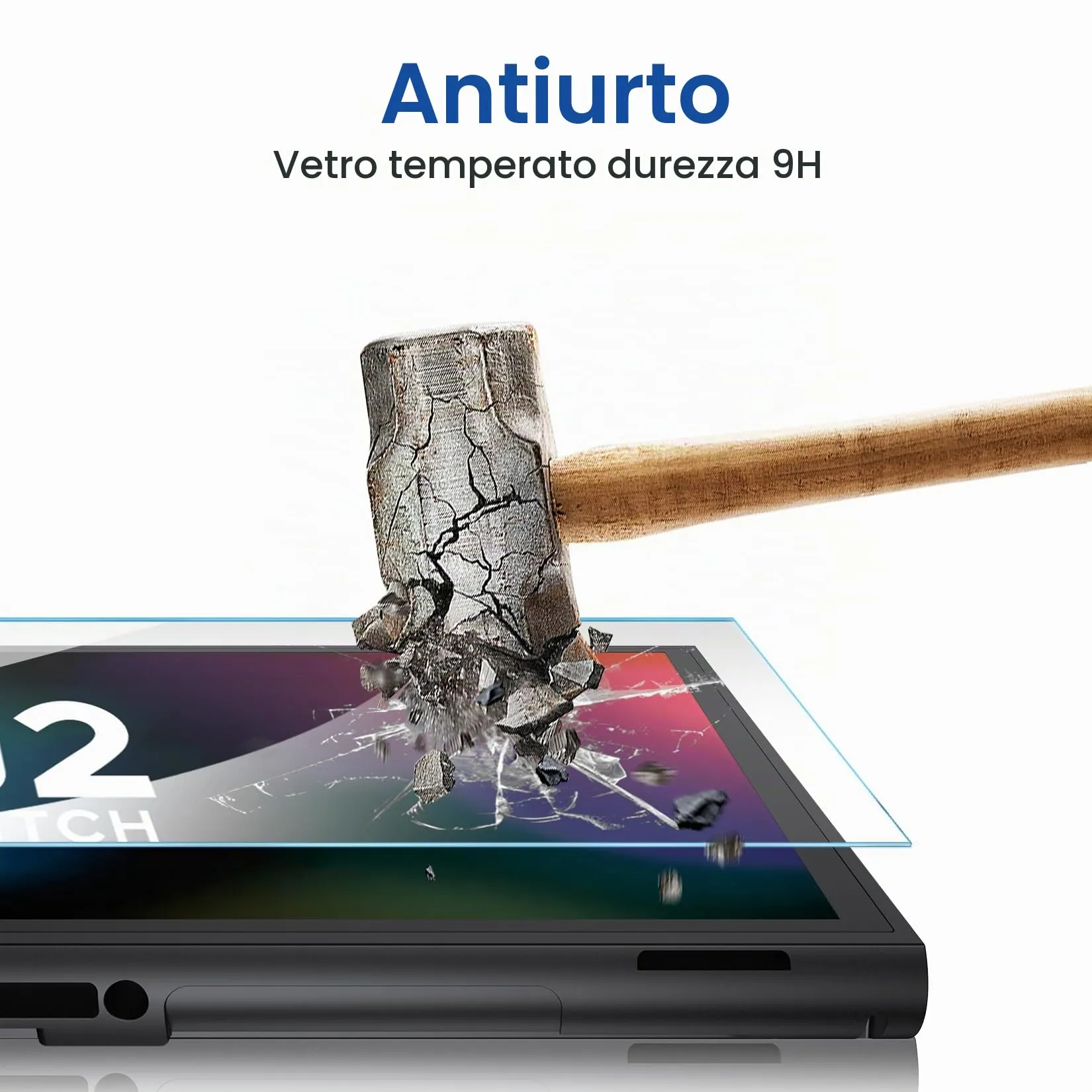 amFilm OneTouch Vetro Temperato Pellicola Protettiva per Nintendo Switch 2 - immagine 6