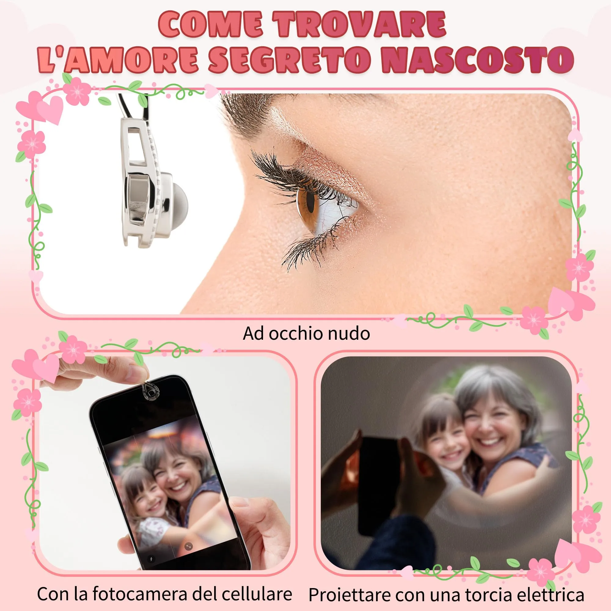 Easycosy Collana con Foto Personalizzata - immagine 4