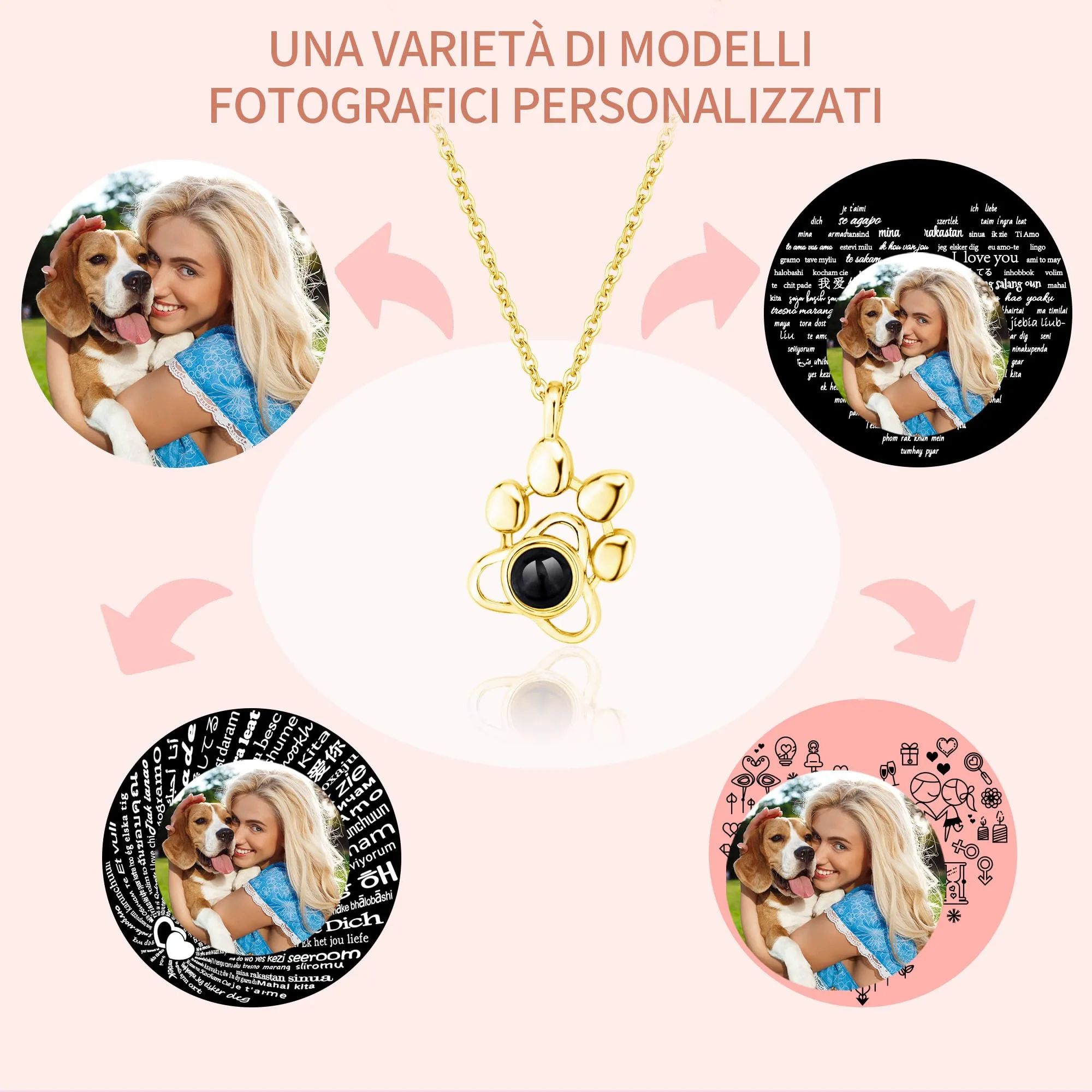 Easycosy Collana con Foto Personalizzata - immagine 5