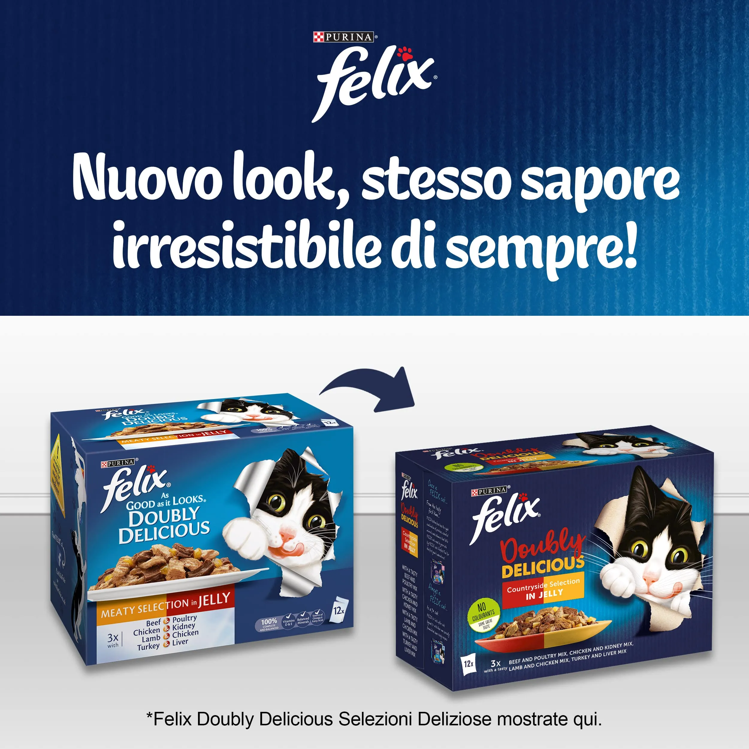 Felix Le Ghiottonerie Junior Cibo Umido per Gatti, Mix, 48 Bustine da 85g - immagine 9