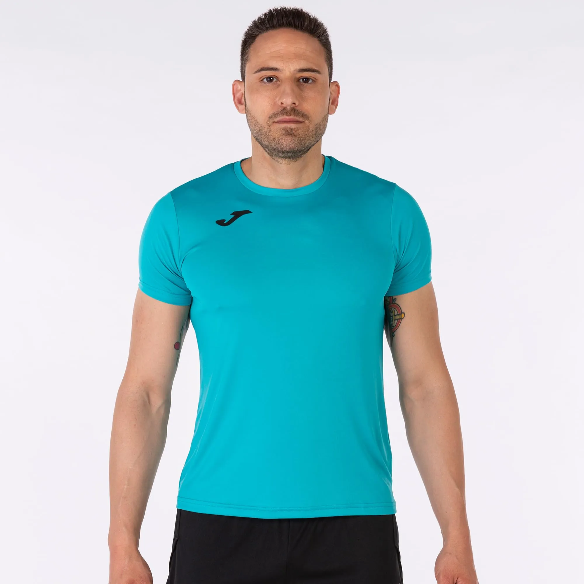 Joma Record II Men's Short Sleeve T-Shirt - Turchese - L - immagine 2