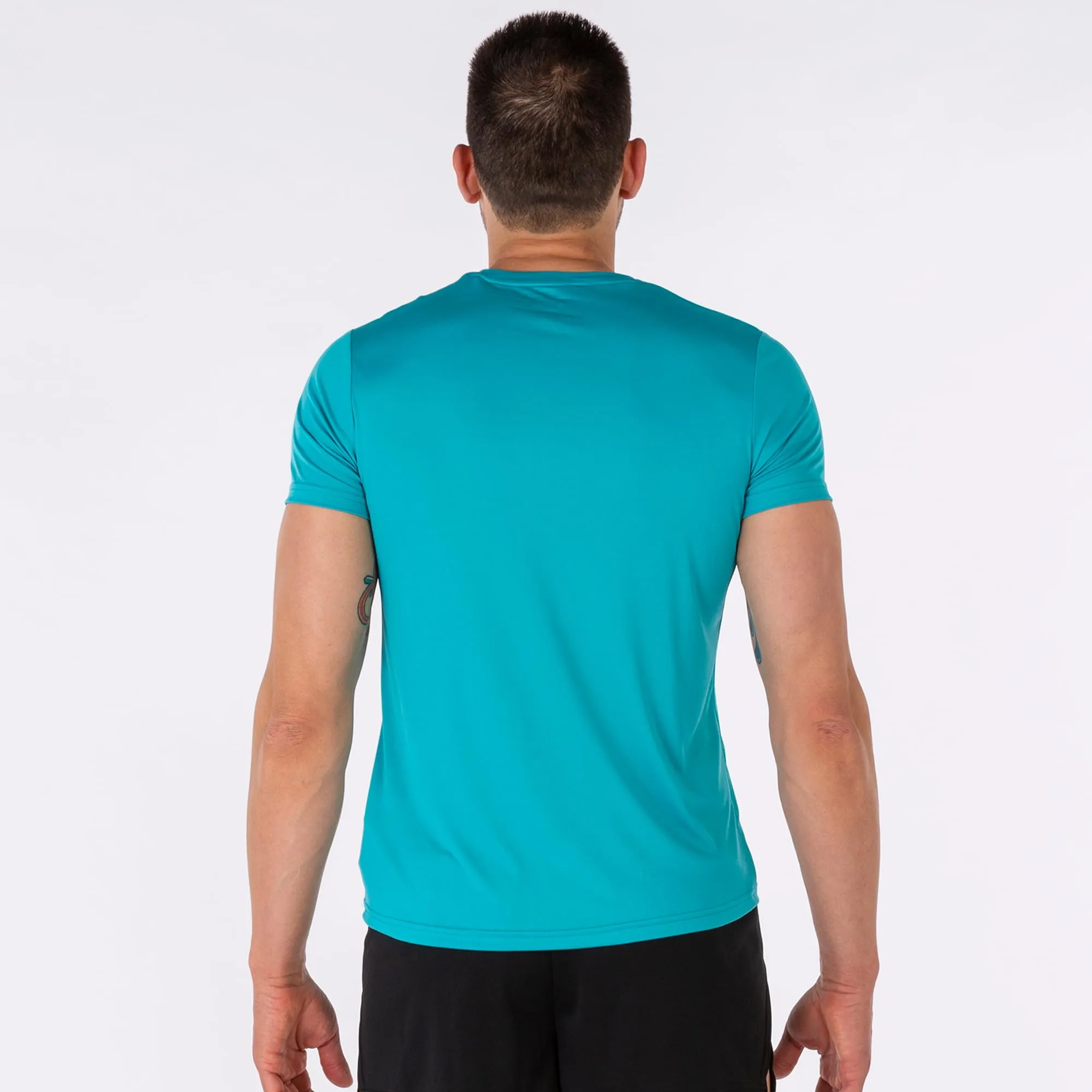 Joma Record II Men's Short Sleeve T-Shirt - Turchese - L - immagine 3