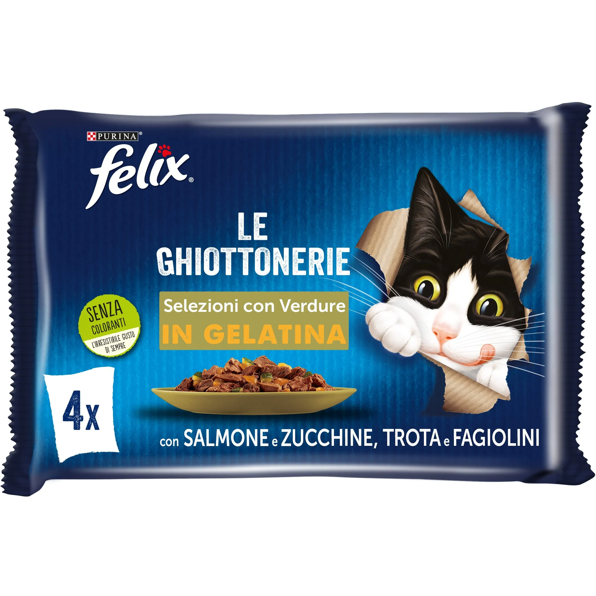 Felix Le Ghiottonerie con verdure, 85 g (Confezione da 48) - immagine 2