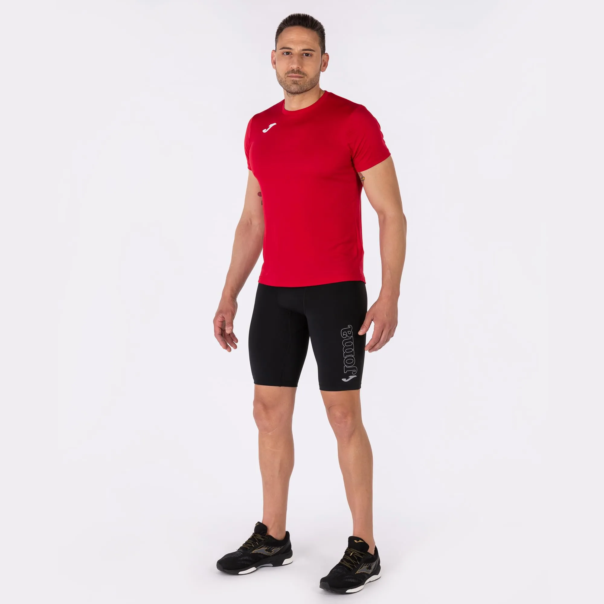 Joma Record II Men's Short Sleeve T-Shirt - Red - 102227.600 - immagine 8