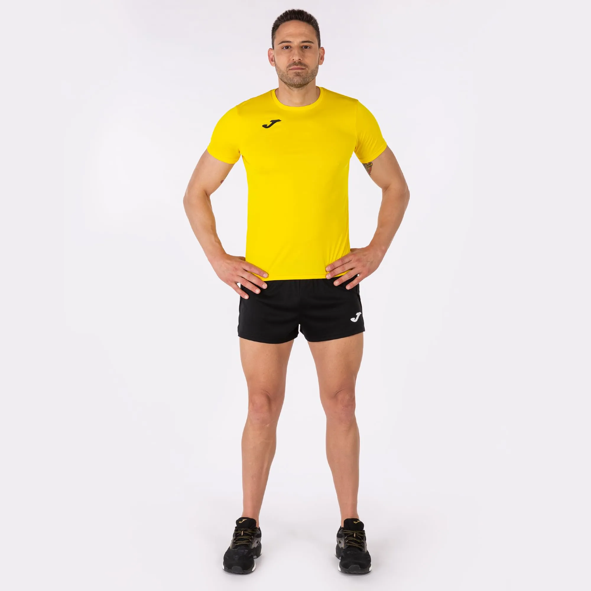 Joma Record II Men's T-Shirt - Yellow - Medium - immagine 4