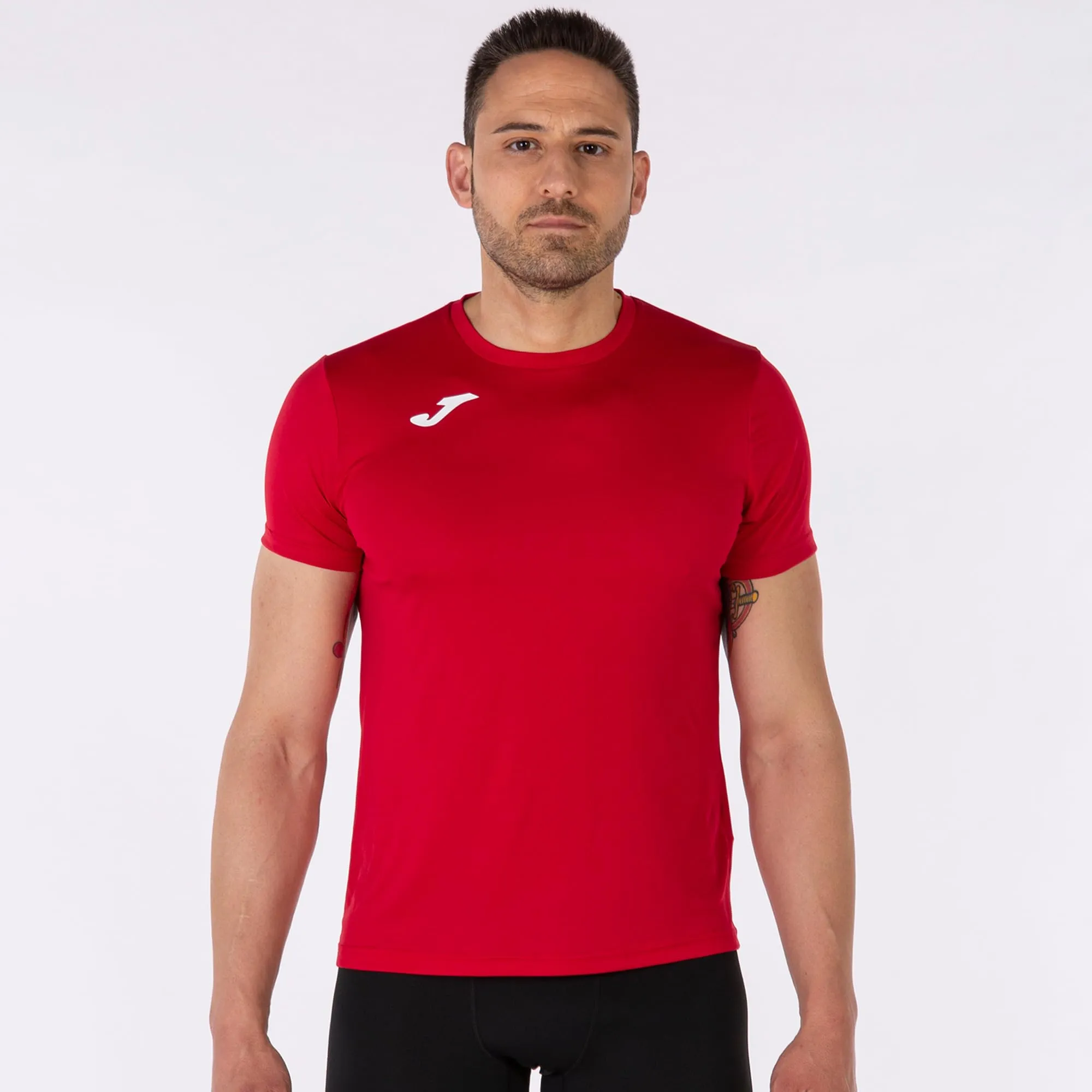 Joma Record II Short Sleeve T-Shirt - Red - L - immagine 5